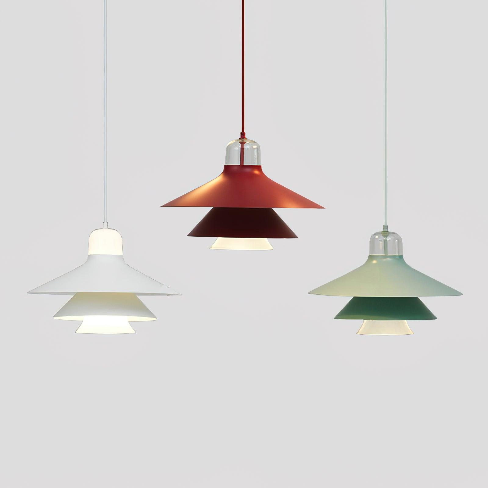 Ikono Modern Pendant Lamp - Stylish Hanging Light Fixture for Kitchen, Dining Room, and Living Room Decor