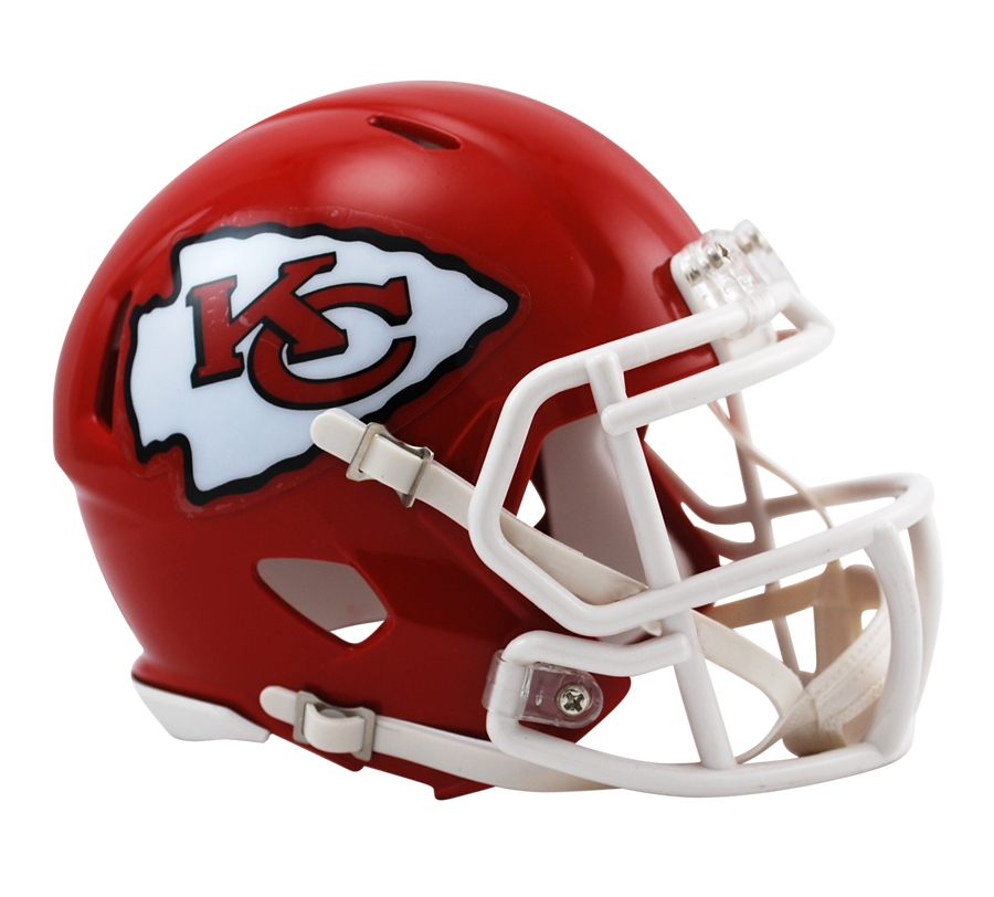 Kansas City Chiefs Speed Mini Helmet - Authentic NFL Collectible for Fans & Display - Perfect for Game Day, Office Decor, and Sports Memorabilia Collection