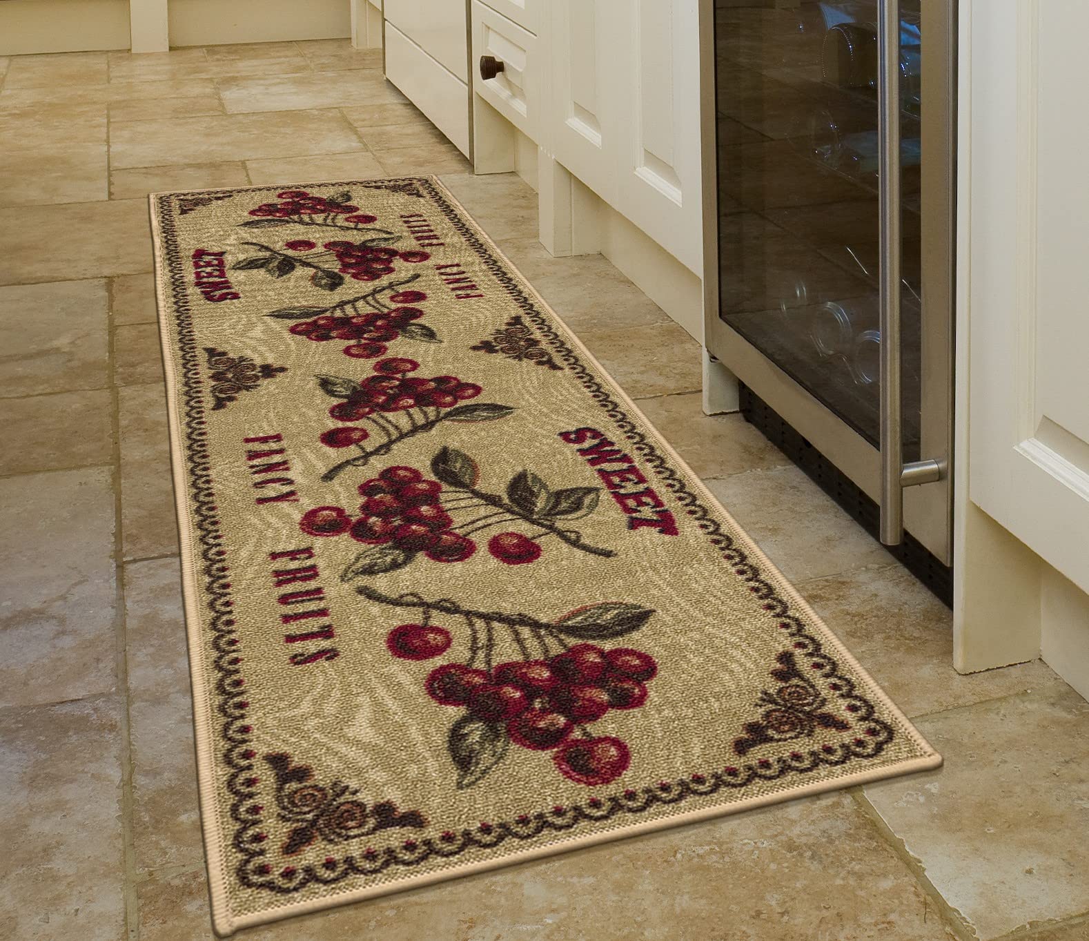 Ottomanson Non-Slip Rubberback Kitchen Runner Rug 20