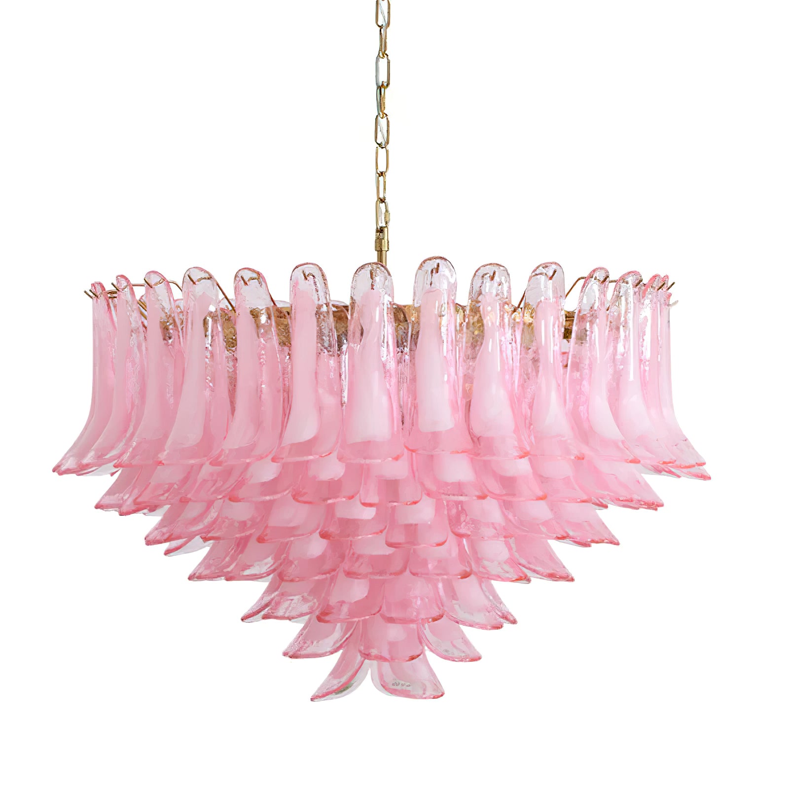 Elegant Barcelona Murano Glass Chandelier - Handcrafted Italian Lighting Fixture for Dining Room, Living Room & Bedroom Decor