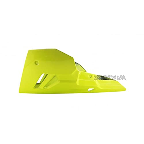 Honda Grom 2022 Belly Pan Fairing Side Panel Lower Under Cover Replacement - Yellow Lemon | Durable ABS Plastic Motorcycle Protection | Perfect for Street Riding & Custom Bike Mods