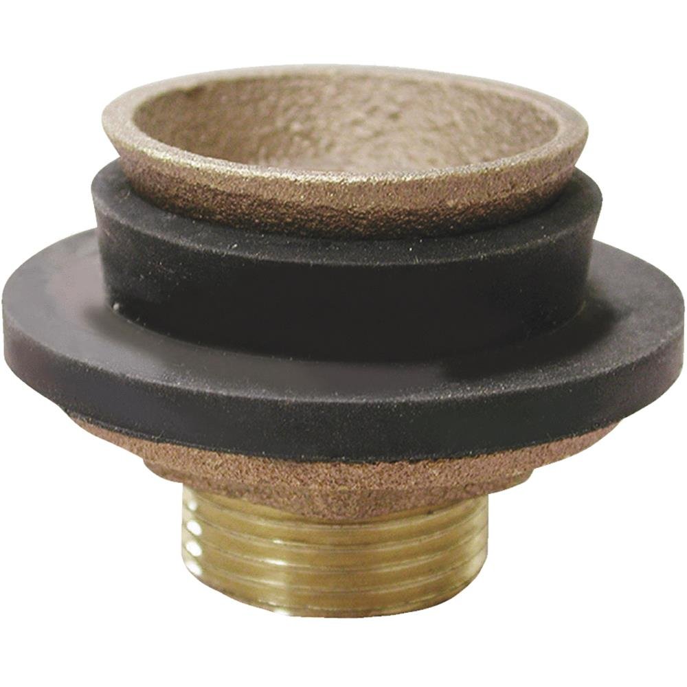Aqua Plumb 3305030 2 x 2 Inch Brass Closet Spud - Heavy Duty Brass Toilet Flange for Secure Toilet Installation | Perfect for Bathroom Renovation & Plumbing Repairs