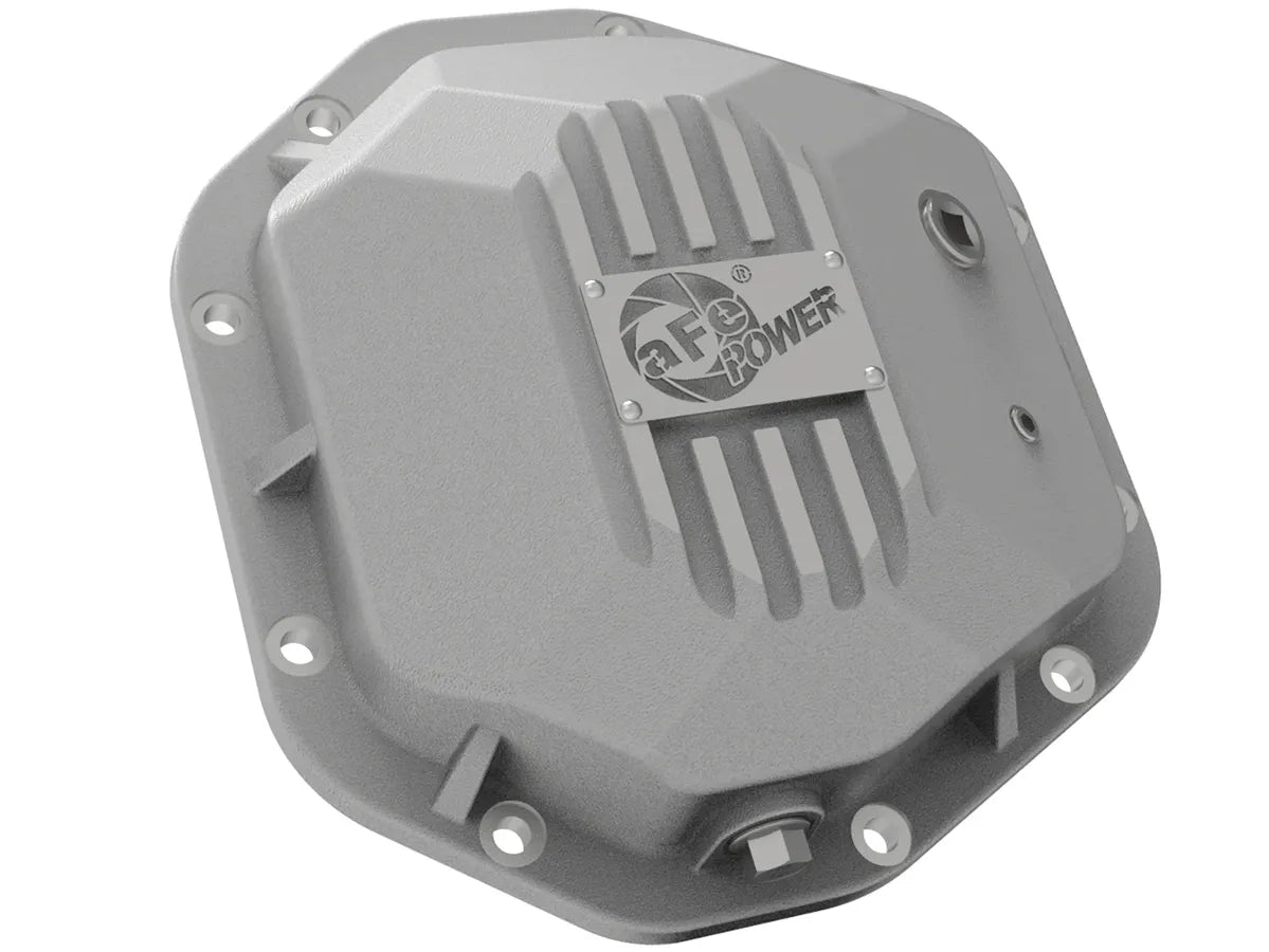 AFE Street Series Differential Cover (Raw w/Machined Fins) for Jeep Wrangler TJ & JK 1997-2018 with Dana 44 Axle - Heavy Duty Off-Road Protection for Rock Crawling & Trail Riding