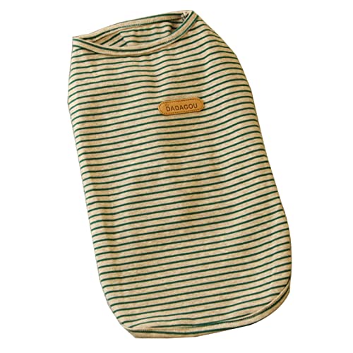 Trendy striped vest (wood green)