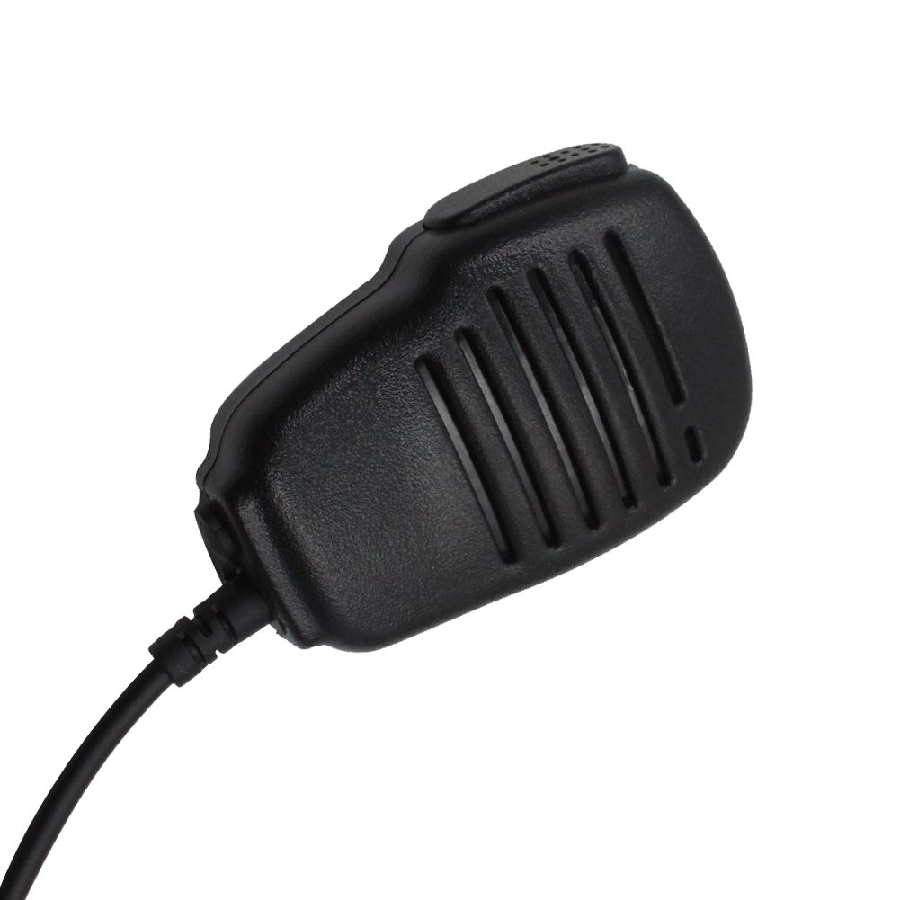 2 Pin Waterproof Shoulder Remote Speaker Mic with PTT Button for ICOM Maxon Yaesu Vertex Radio - Ideal for Outdoor Adventures, Emergency Communication & Tactical Operations