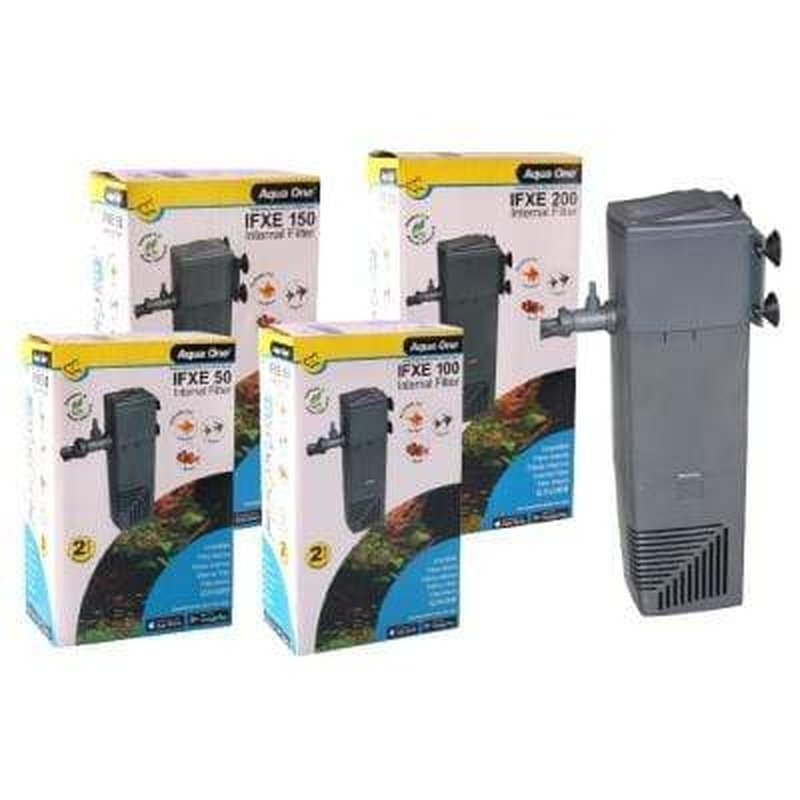 Aqua One IFXE 200 Internal Aquarium Filter - 1000L/hr High Flow Rate for Freshwater & Saltwater Fish Tanks - Perfect for Home, Office, or Pet Store Aquariums