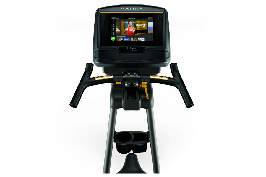 Matrix U30 Upright Exercise Bike for Home Gym - Indoor Cycling Bike with LCD Monitor & Adjustable Resistance - Perfect for Cardio Workouts & Weight Loss