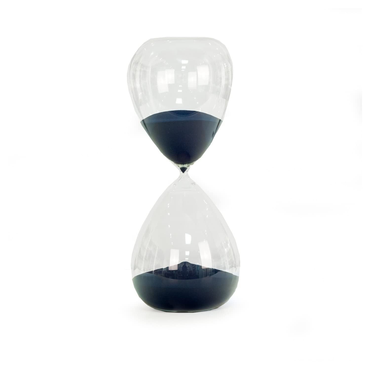 240 Minute Navy Blue Sand Timer - Hourglass for Cooking, Games, Classroom & Productivity - Large 4 Hour Sand Clock for Time Management