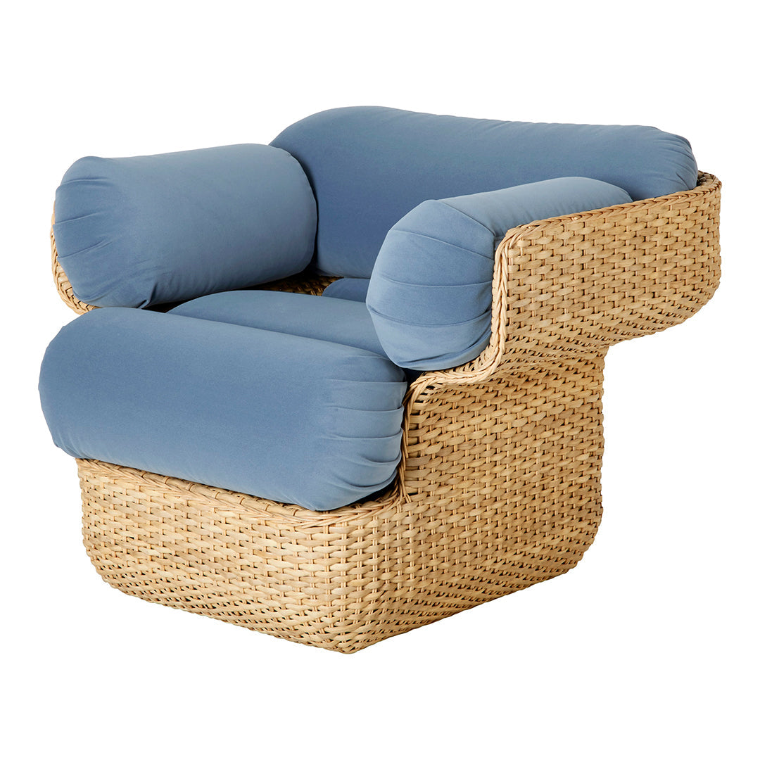 Premium Wicker Basket Lounge Chair for Patio, Outdoor & Garden - Comfortable Rattan Hanging Egg Chair with Cushion - Perfect for Relaxing, Reading & Sunbathing