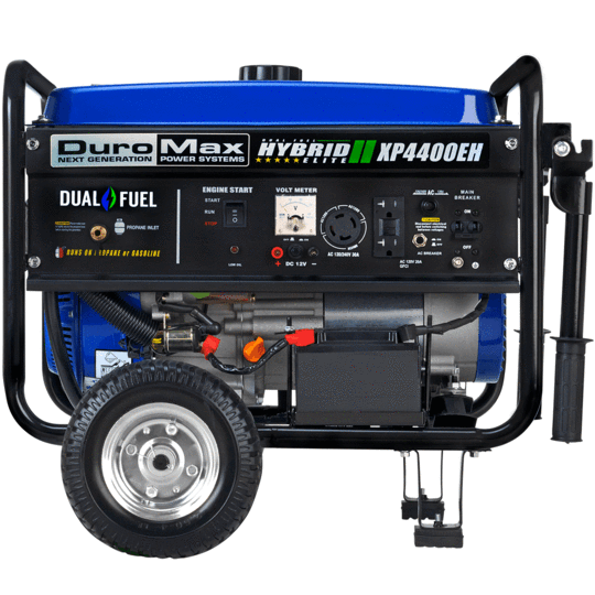 DuroMax XP4400EH 3500W/4400W Dual Fuel Portable Generator with Electric Start - Ideal for Home Backup Power, Camping & Emergency Use