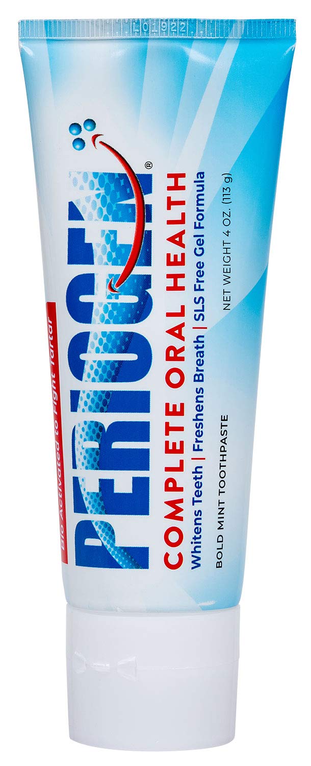 Periogen Tartar Control Toothpaste - SLS Free, Enamel Safe Whitening Gel Formula for Professional Dental Hygiene | Perfect for Daily Oral Care & Teeth Whitening at Home