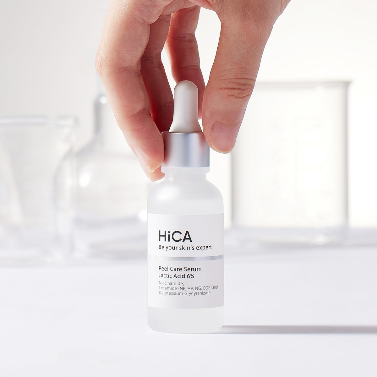 HiCA 6% Lactic Acid Peel Serum - Sensitive Skin AHA Exfoliator for Face Care
