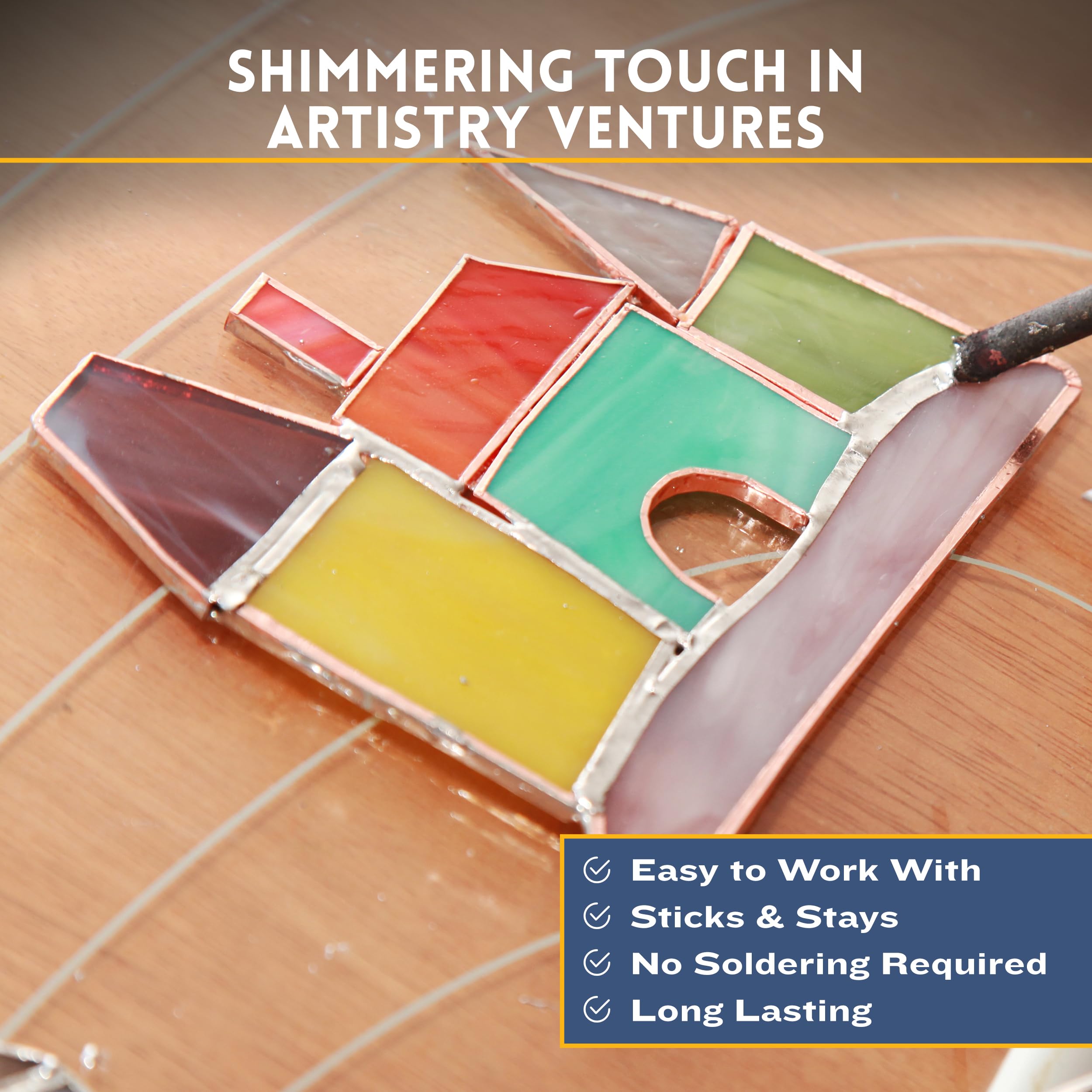 Premium 1/4 Inch x 26ft Copper Foil Tape with Conductive Adhesive - EMI Shielding, Stained Glass Art, Slug Repellent & Guitar Shielding - Ideal for DIY Crafts, Faraday Cages, and Electrical Repairs