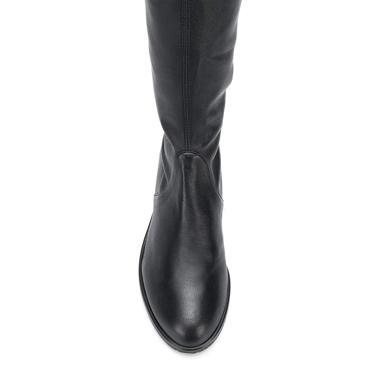 YDN Women's Classic Thigh High Boots - Round Toe Suede Over The Knee Dress Pumps with Low Chunky Heel | Perfect for Party, Night Out & Winter Fashion