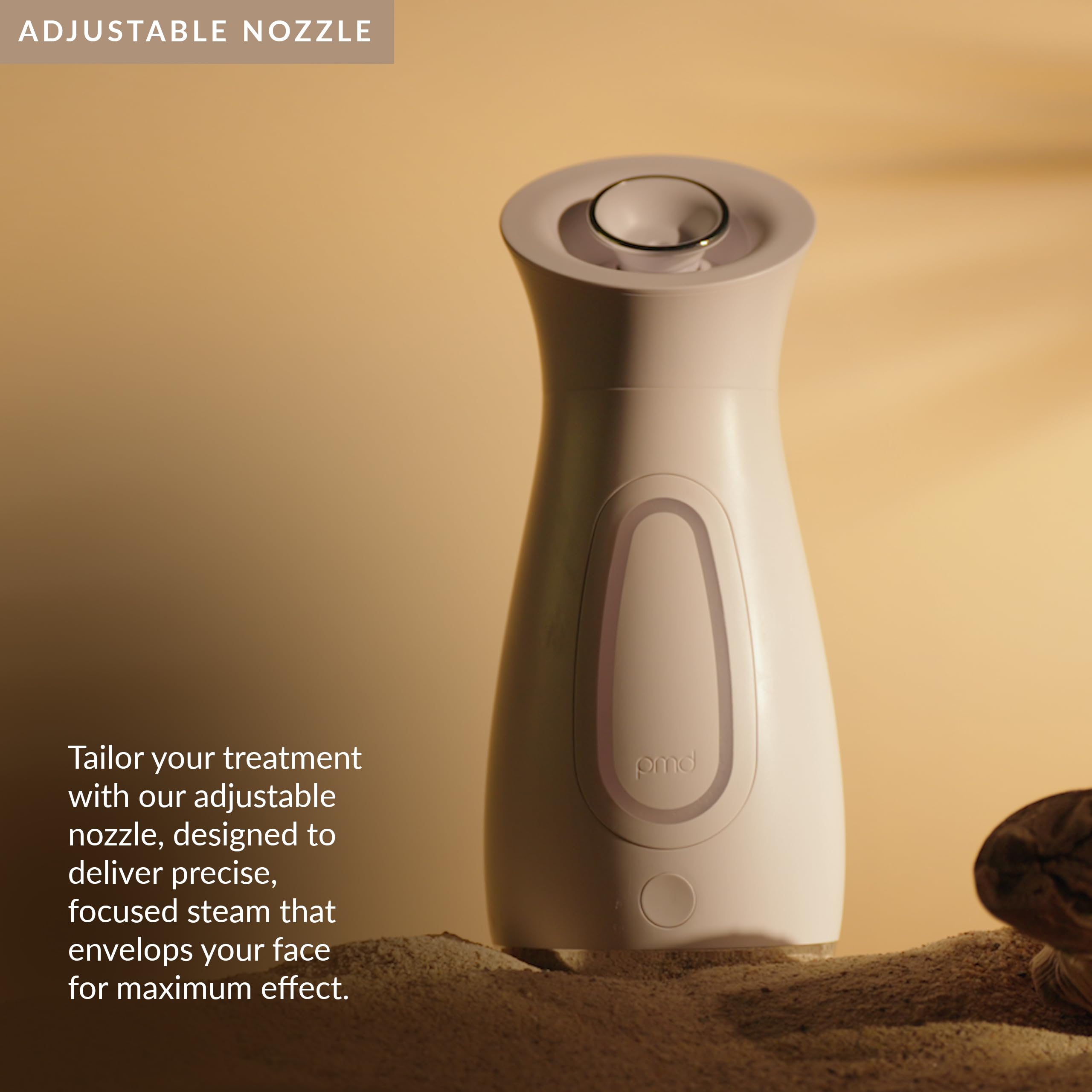 PMD SilkSteam Pro Facial Steamer - Professional Spa-Grade Steam Device with Adjustable Nozzle & Essential Oil Diffuser for Hydrated, Glowing Skin | At-Home Skincare & Relaxation Treatment