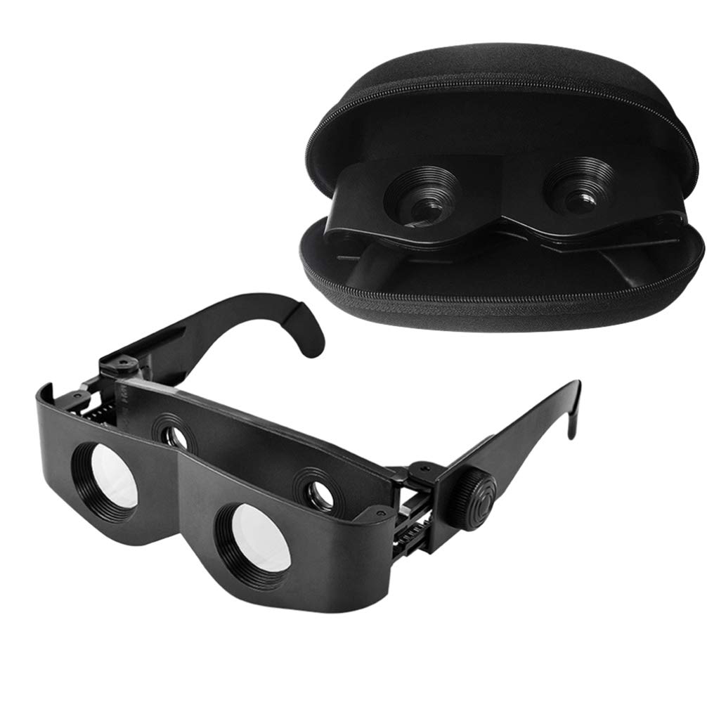 BESPORTBLE Fishing Magnifier Glasses - 1 Set Telescopic Binoculars with Magnifying Lens for Travel, Outdoor Observation & Hobby Use - Compact Pocket-Sized Magnifying Eyewear for Reading, Jewelry Inspection & Nature Exploration