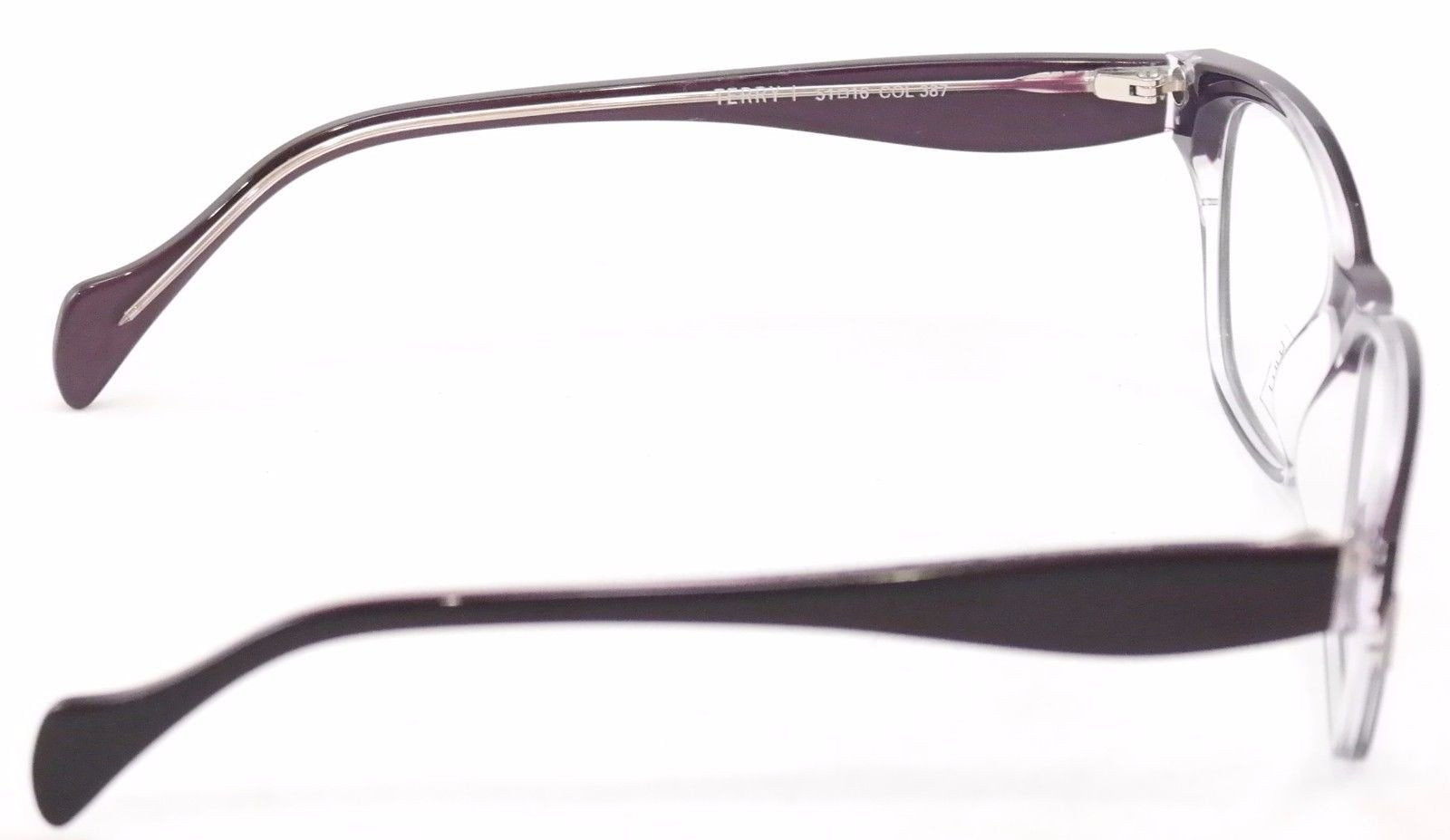 Face A Face Terry 1 387 Eyeglasses Frame - Purple to Blue Gradient Plastic, Handmade in France | Stylish Reading Glasses for Women & Men, Perfect for Office, Driving, and Fashion Accessories