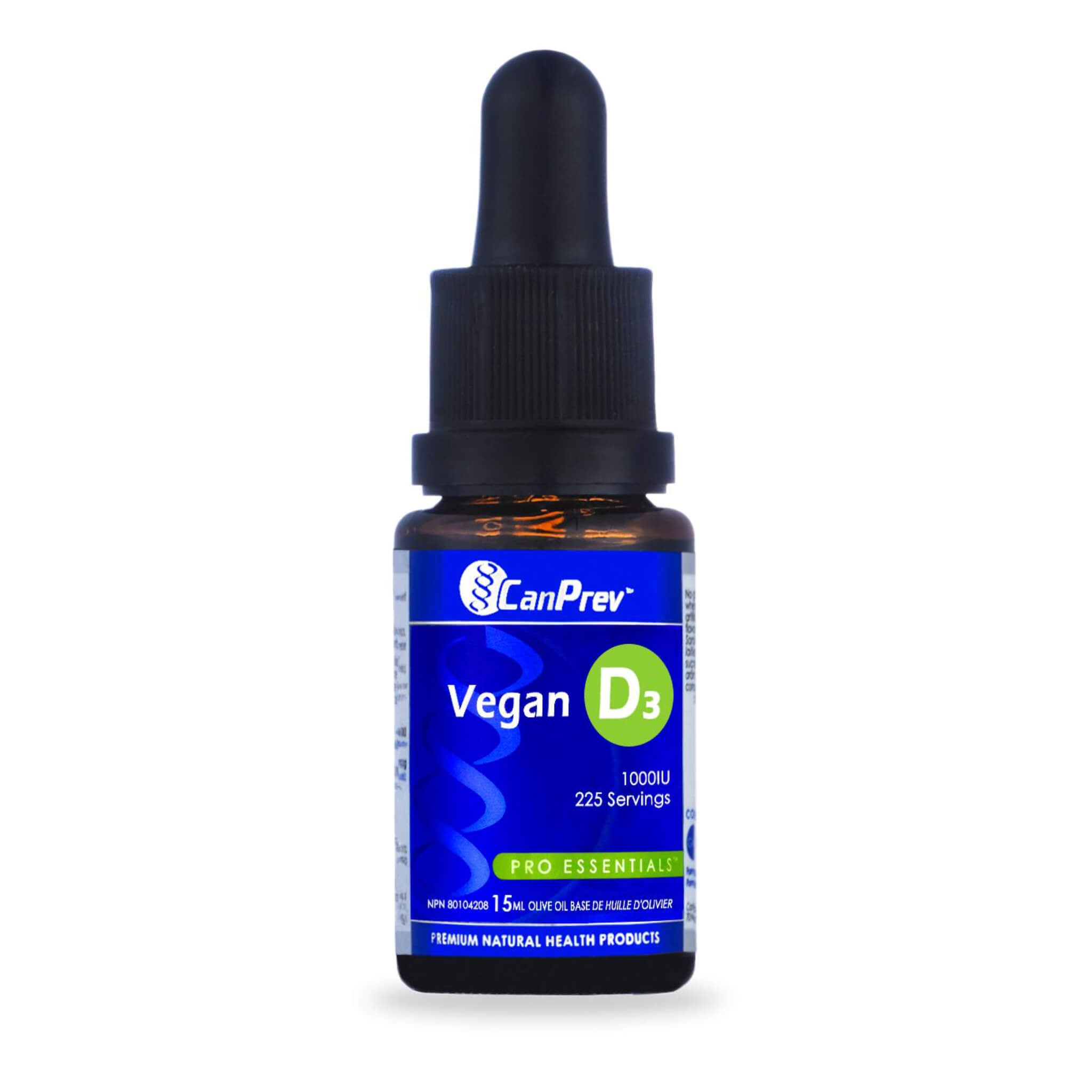 Vitamin D3 Drops 1,000 IU - Vegan & Non-GMO Liquid Supplement for Immune Support, Bone Health & Energy - Perfect for Adults & Kids, Easy-to-Take Daily Drops for Home, Office or Travel