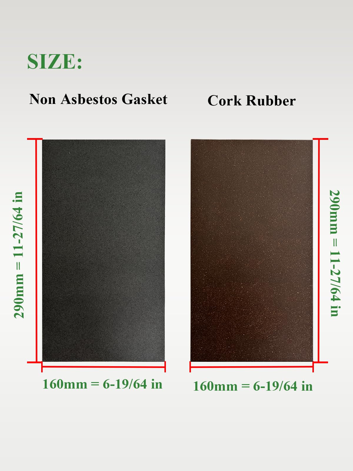 YAMAKATO RTV Gasket Maker - High Temperature Black Silicone Sealant with 2 Thick Gasket Material Papers (160x290mm) for Automotive, Marine & Industrial Engine Repairs