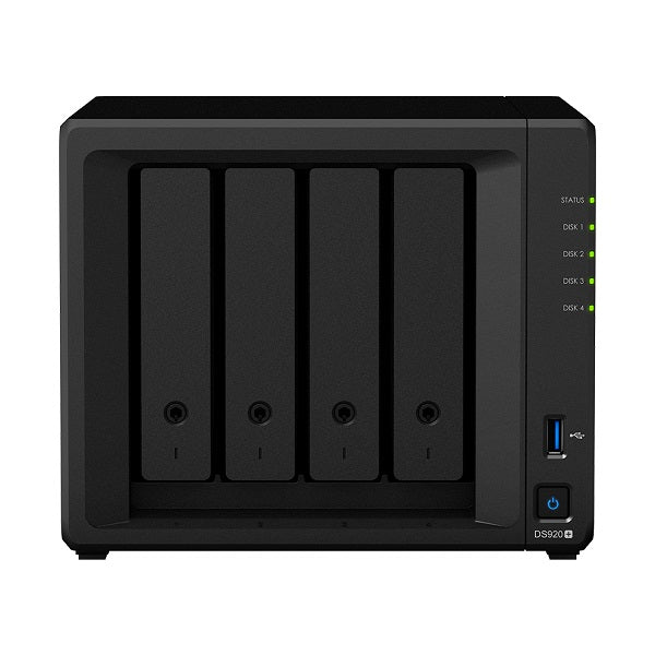 Synology DiskStation DS920+ 4-Bay NAS Storage Server | Expandable up to 9 Bays | Perfect for Home Media Streaming & Business Data Backup