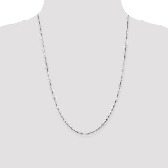 2.5mm Sterling Silver Box Chain Necklace for Women & Men - Perfect for Layering, Gifts & Everyday Wear
