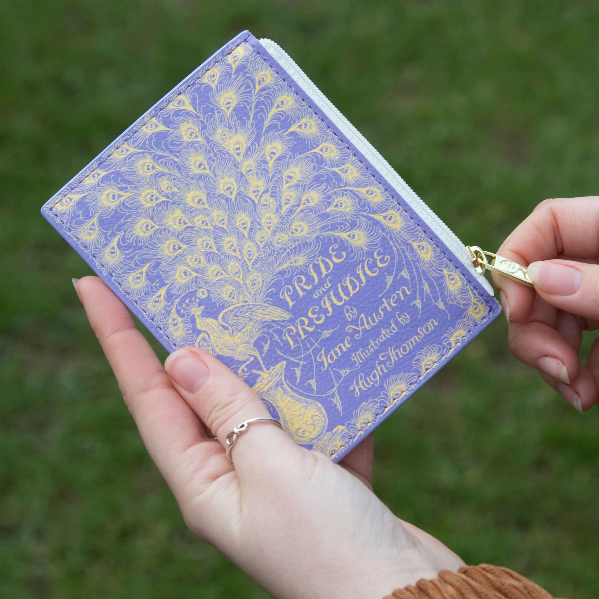 Book Themed Coin Purse for Book Lovers - Perfect Literary Gift for Book Club Members, Readers & Writers - Cute Bookworm Wallet for Women by Well Read - Great for Reading Events, Book Fairs & Daily Use