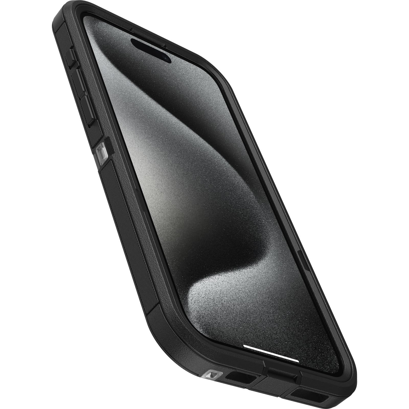 OtterBox Defender XT Case for iPhone 15 Pro Max - MagSafe Compatible, Military-Grade Shockproof & Drop Proof Protection (5x Tested), Ultra-Rugged Clear/Black Design - Perfect for Outdoor Adventures, Construction Work & Extreme Sports