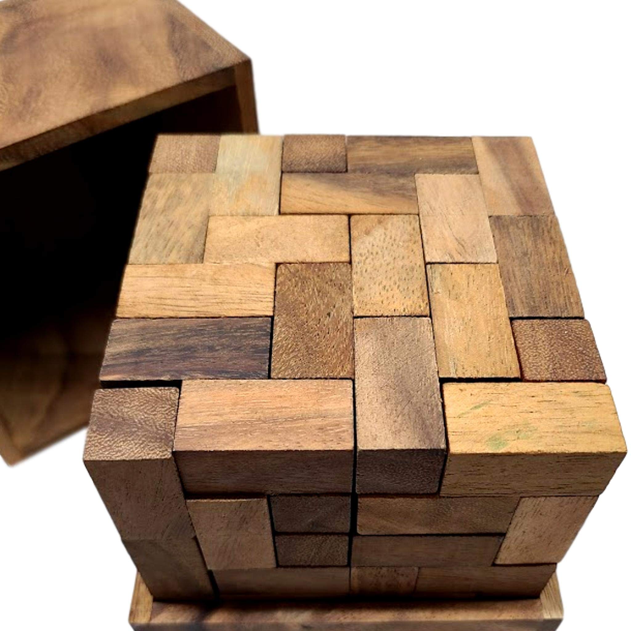 Challenging Monster Z Wooden Puzzle - Brain Teaser for Teens & Adults | Fun Family Game Night & Stress Relief Activity