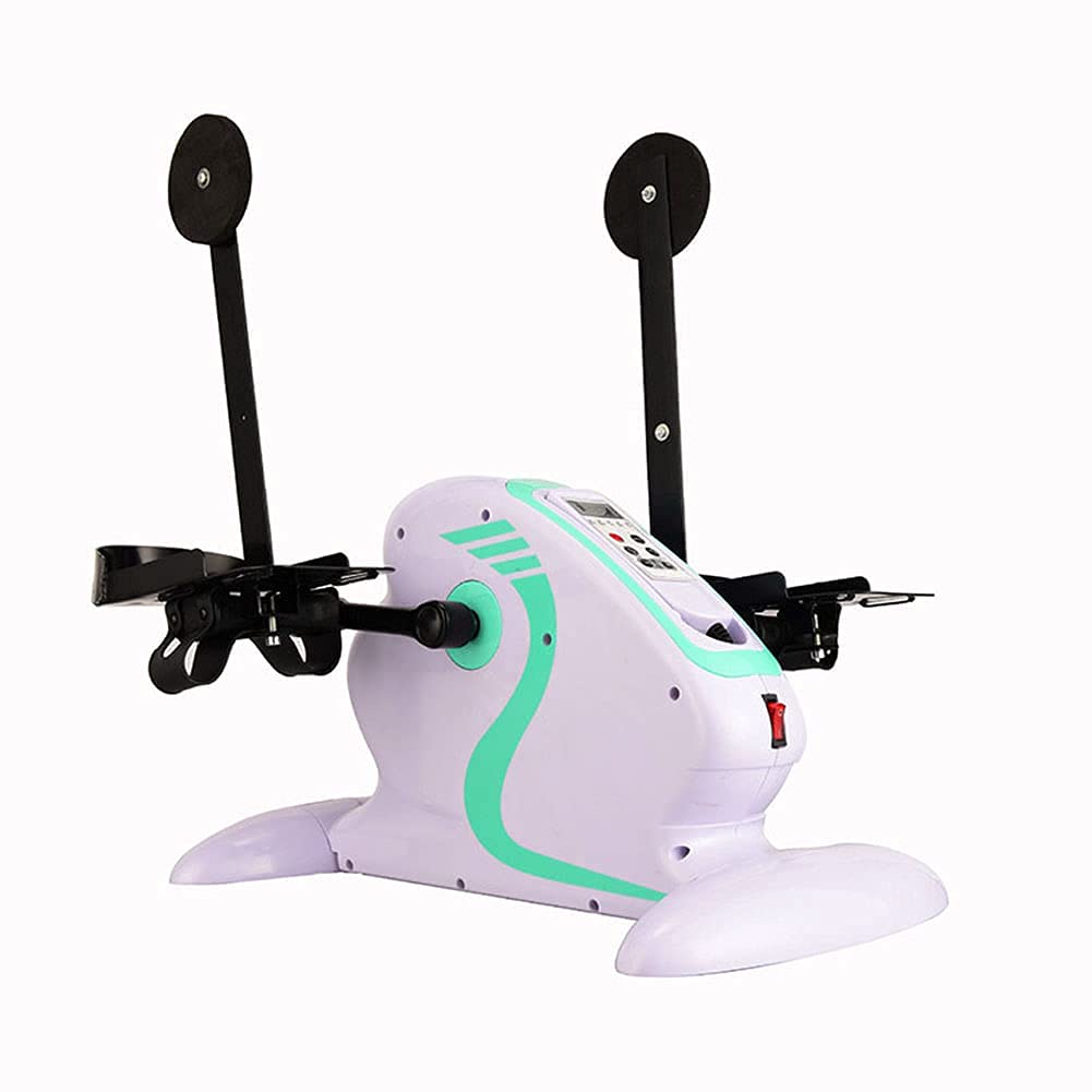 Electric Pedal Exerciser with Leg Support - Portable Mini Exercise Bike for Hand, Arm, Knee & Leg Rehabilitation - Ideal for Home Physical Therapy, Seniors & Disabled Users - Compact Fitness Equipment for Recovery & Mobility Training