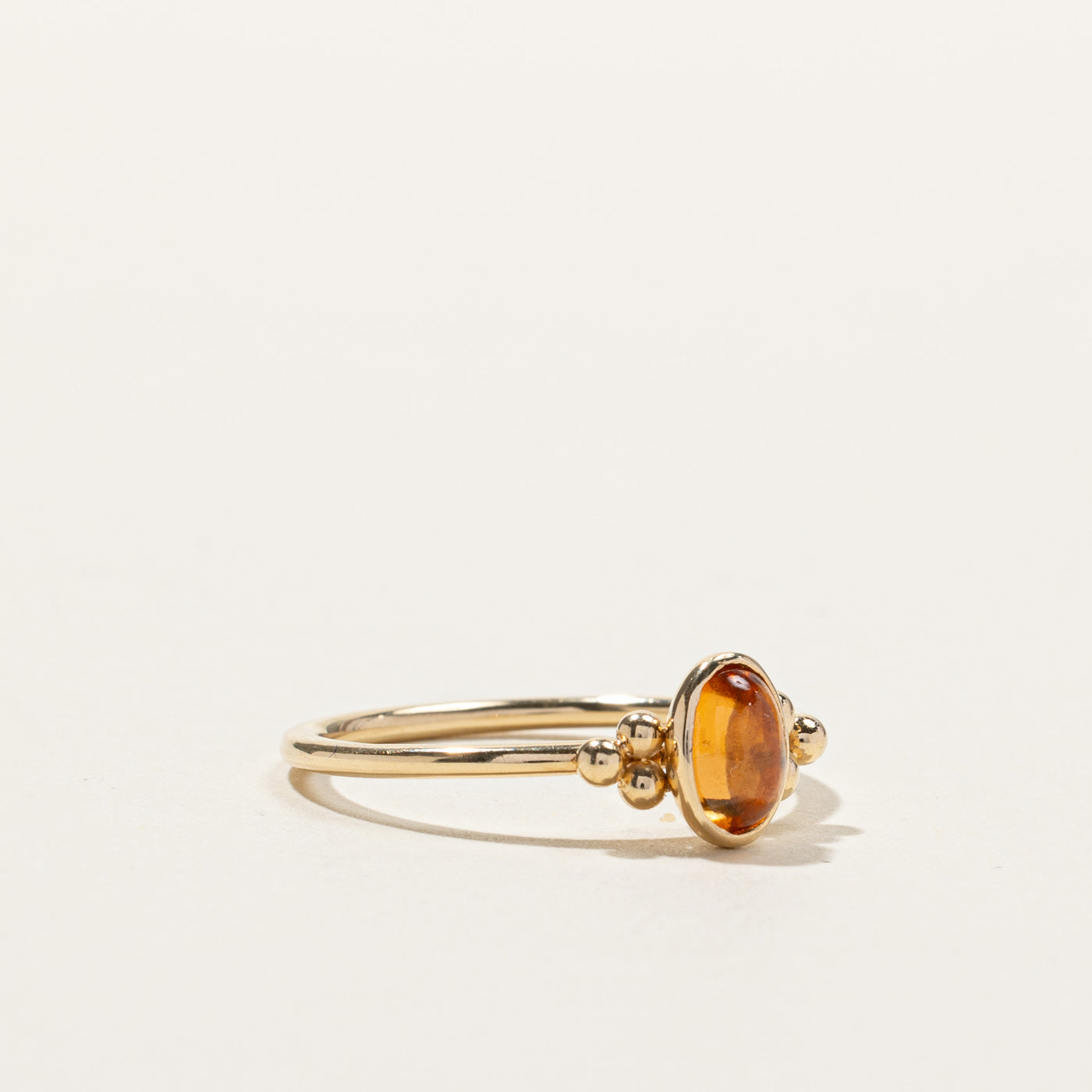Hessonite Garnet Ring 0.97ct Size 9.5 - Elegant Orange Gemstone Jewelry for Women - Perfect for Weddings, Anniversaries & Special Occasions