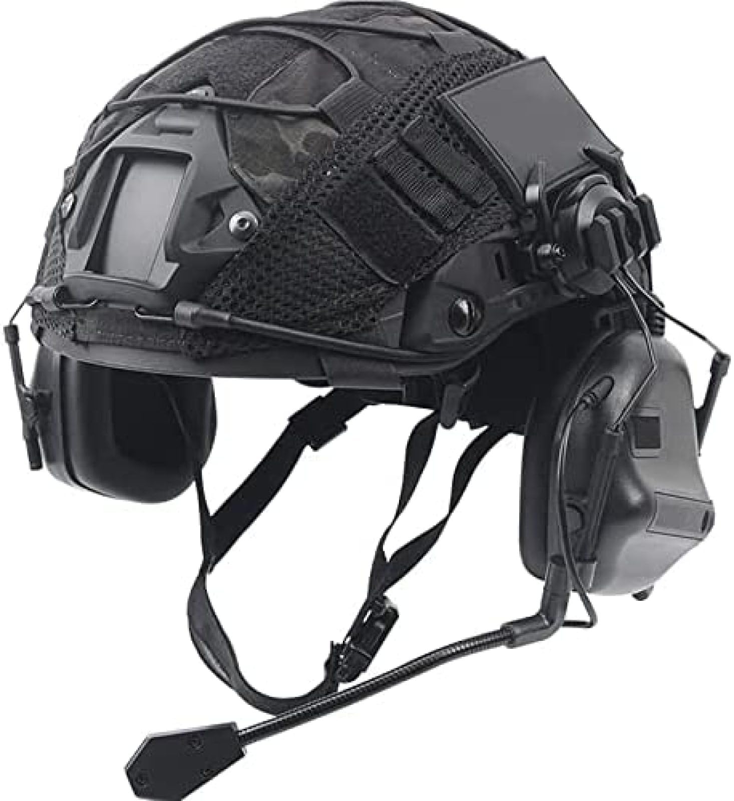 Tactical Airsoft Helmet - Adjustable Fast Protective Helmet Mount for Airsoft & Paintball - Multicam Camouflage - Perfect for Airsoft Battles, Paintball Games & Tactical Training