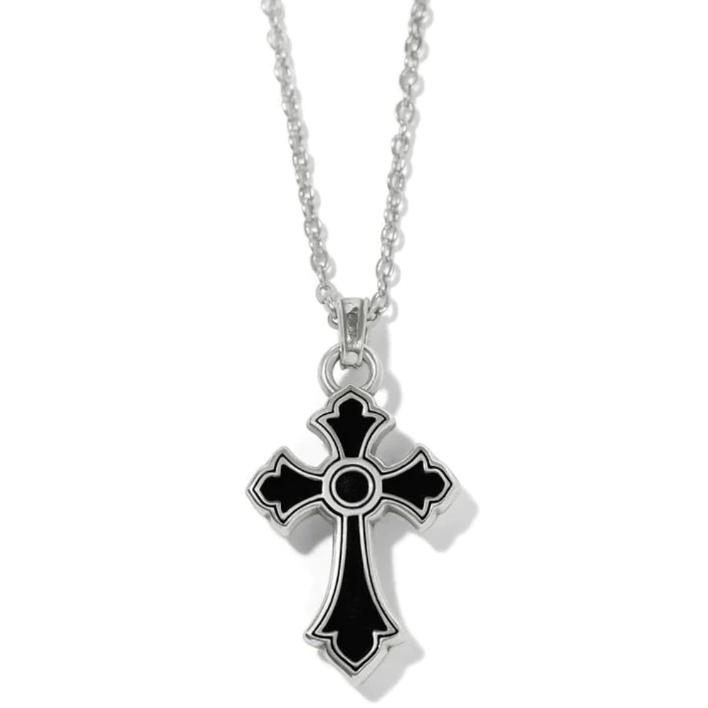 Brighton Majestic Regal Cross Reversible Necklace for Women - Elegant Gold & Silver Pendant Jewelry Gift for Christmas, Birthday, Anniversary | Perfect for Church, Parties, and Everyday Wear