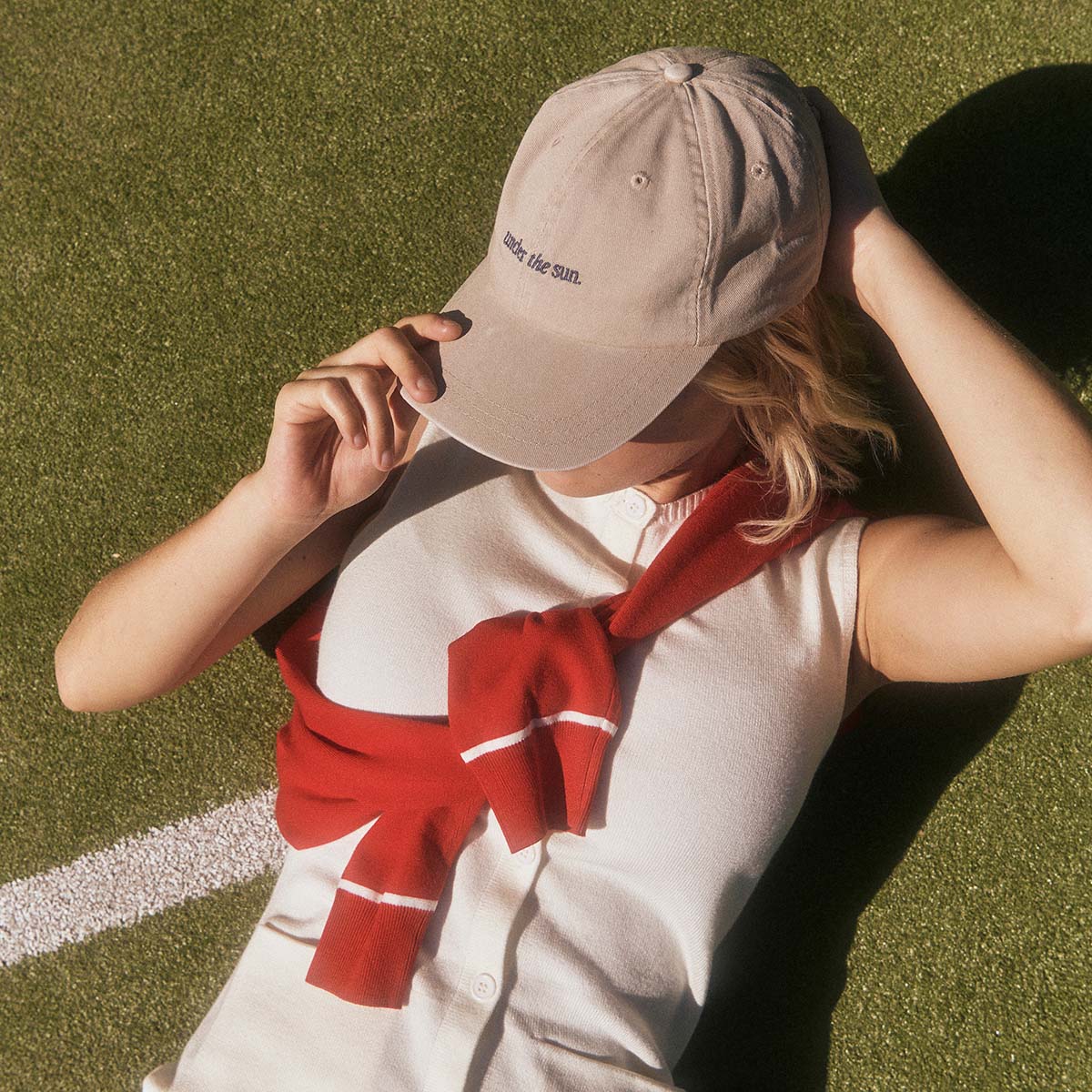 Under The Sun Logo Cap - Stylish Adjustable Baseball Hat with Mushroom Design for Outdoor Activities, Sports & Casual Wear