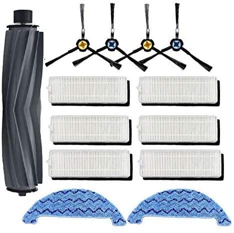 Robot Vacuum Cleaner Parts Kit - Side Brush & HEPA Filter Replacement for Cecotec Conga Excellence 1090 | Compatible Accessories Set | Home Cleaning Maintenance | Perfect for Pet Hair, Hard Floors & Carpets