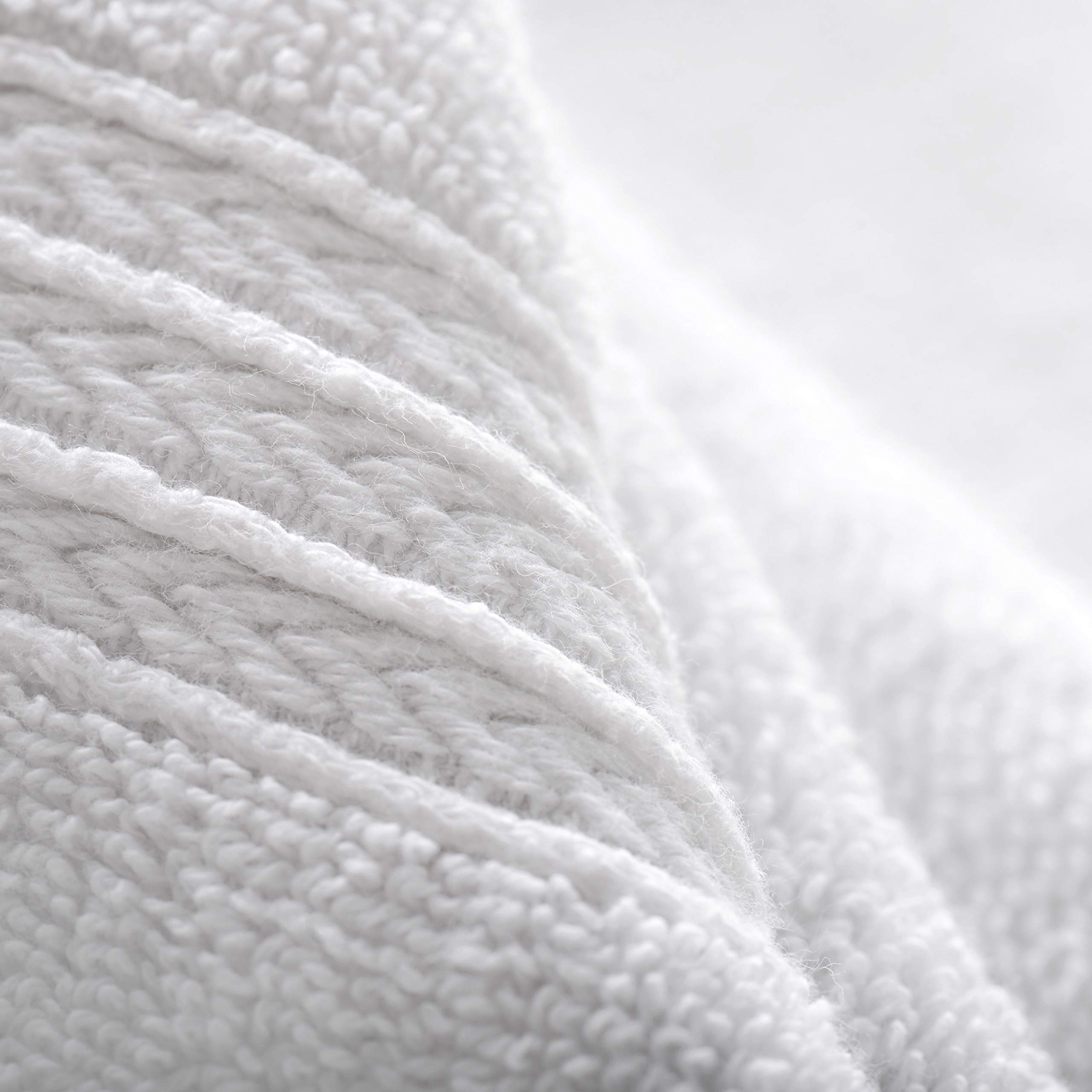 St. Patrick's Day 4-Piece Cotton Hand Towel Set - 100% Soft Absorbent Bath & Kitchen Towels - White Decorative Towels for St. Patrick's Decor, Guest Bathroom & Irish-Themed Parties - Made in Ethiopia