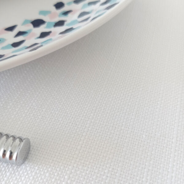 Premium White Tablecloth 60x138 Inches - Elegant Dining Table Cover for Weddings, Restaurants & Formal Events