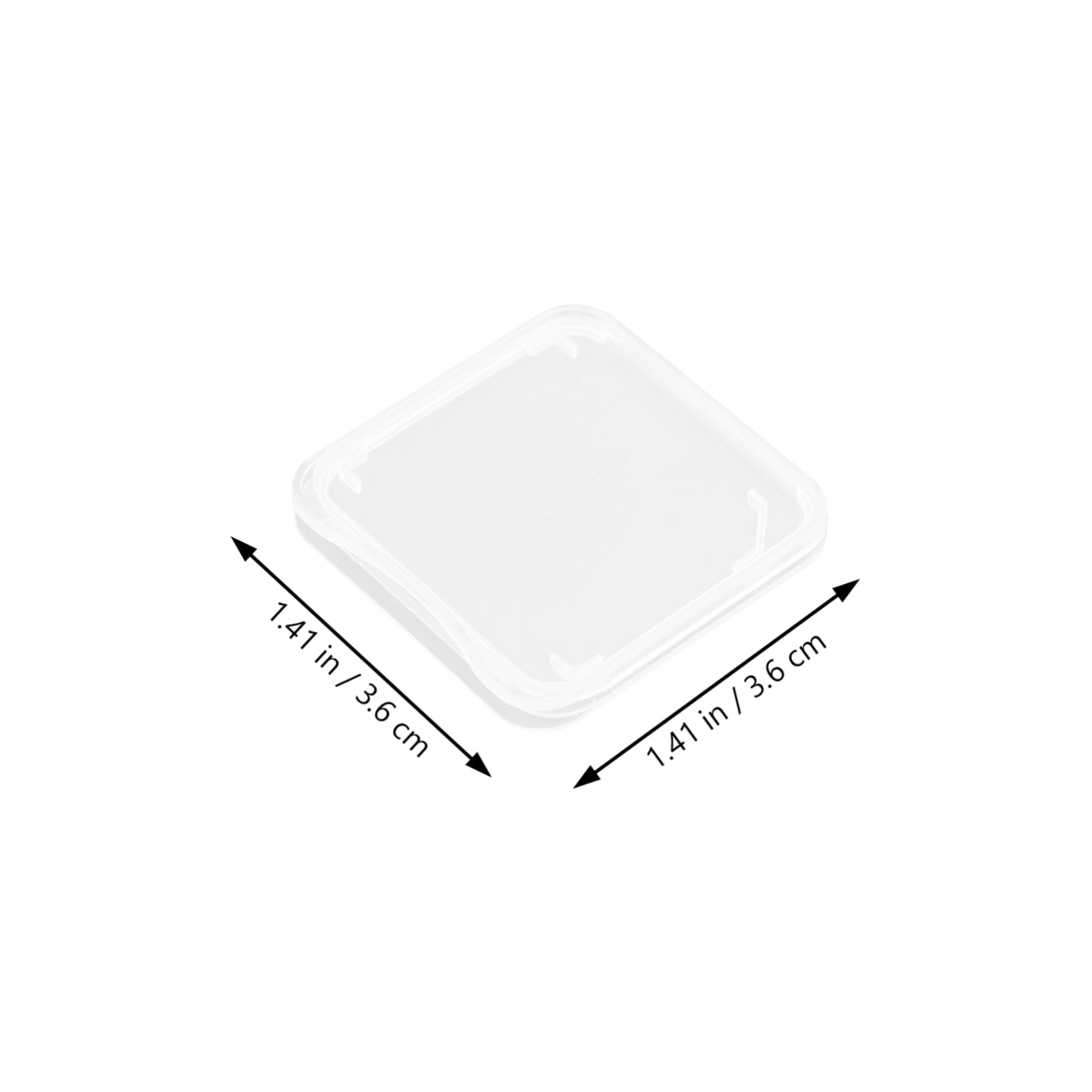 Veemoon 100pcs PP Plastic Memory Card Storage Case - Waterproof SD Card Holder Box for Camera, Phone, GoPro - Perfect for Travel, Photography & Data Organization