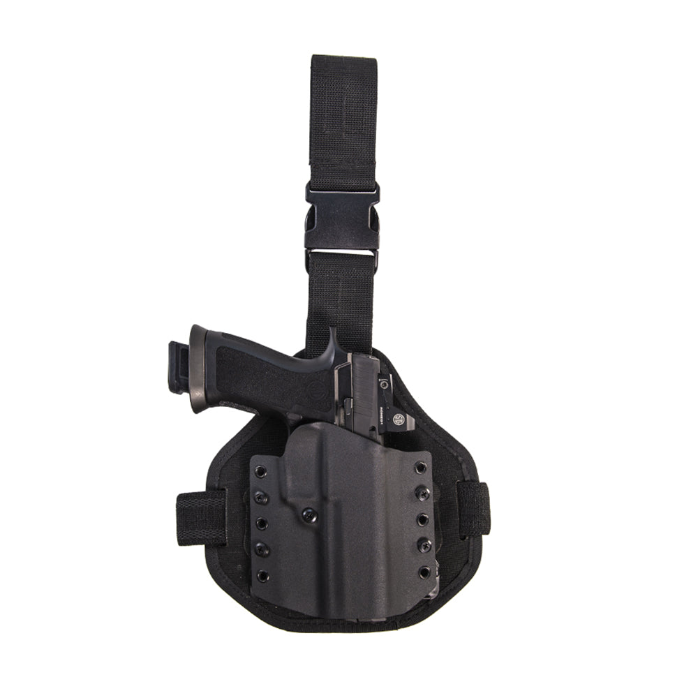 High-Speed Tactical Single Point Drop Leg Warrior Combo - Made in USA | Perfect for Airsoft, Paintball & Military Training