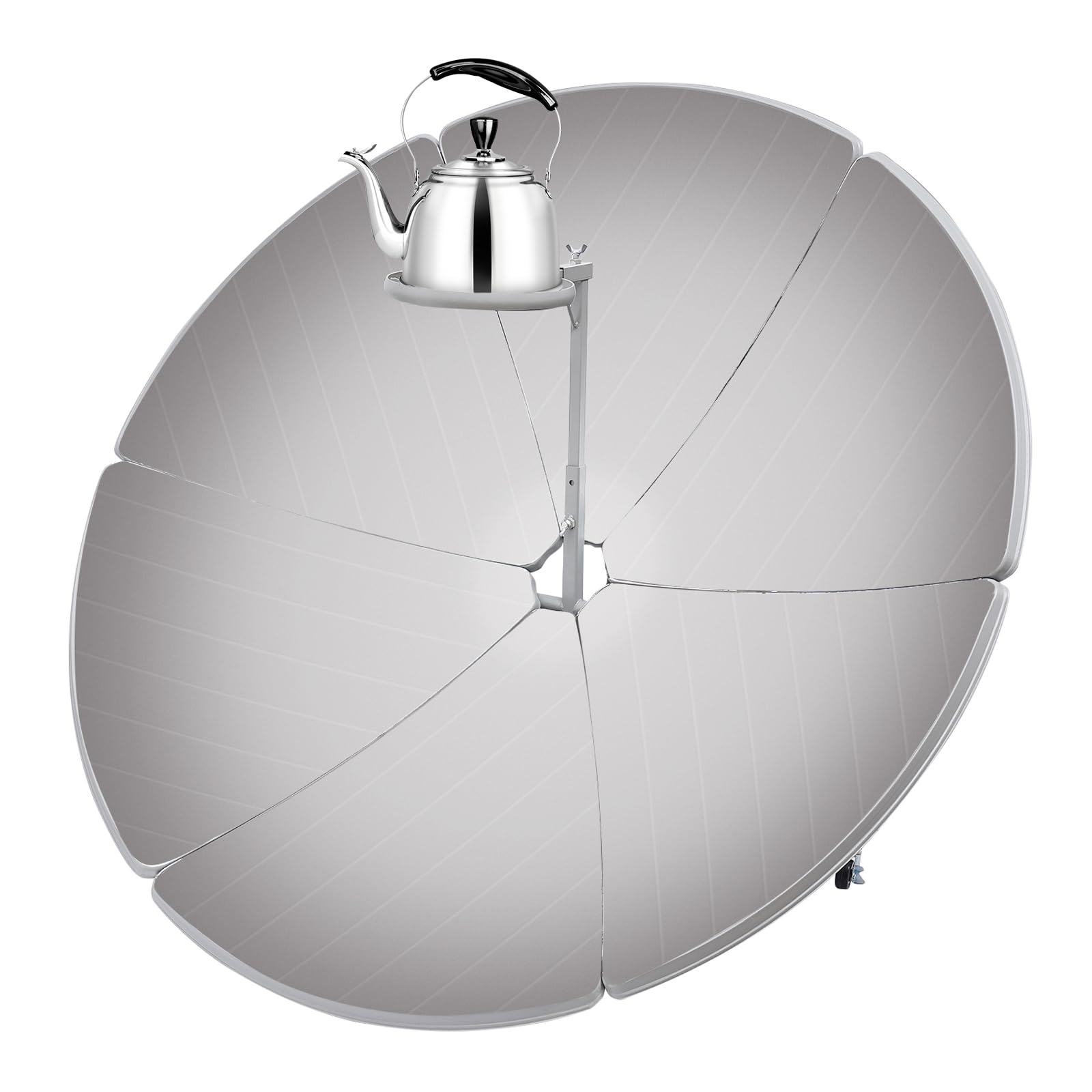 Portable Solar Cooker for Camping - Parabolic Sun Oven with High Efficiency for Outdoor Cooking, Picnics & Emergency Preparedness | Eco-Friendly Solar Heating Stove for Backpacking, RV Trips & Off-Grid Living