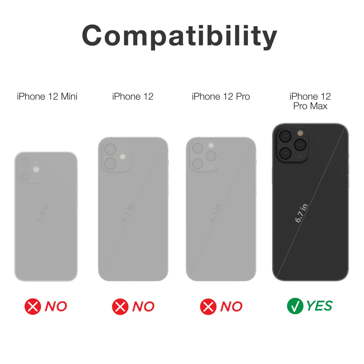 Raptic Clear Case for iPhone 12 Pro Max - Anti-Yellowing Slim Protective Cover with Shock Absorption & Scratch Resistance - Perfect for Everyday Use, Travel, and Outdoor Activities