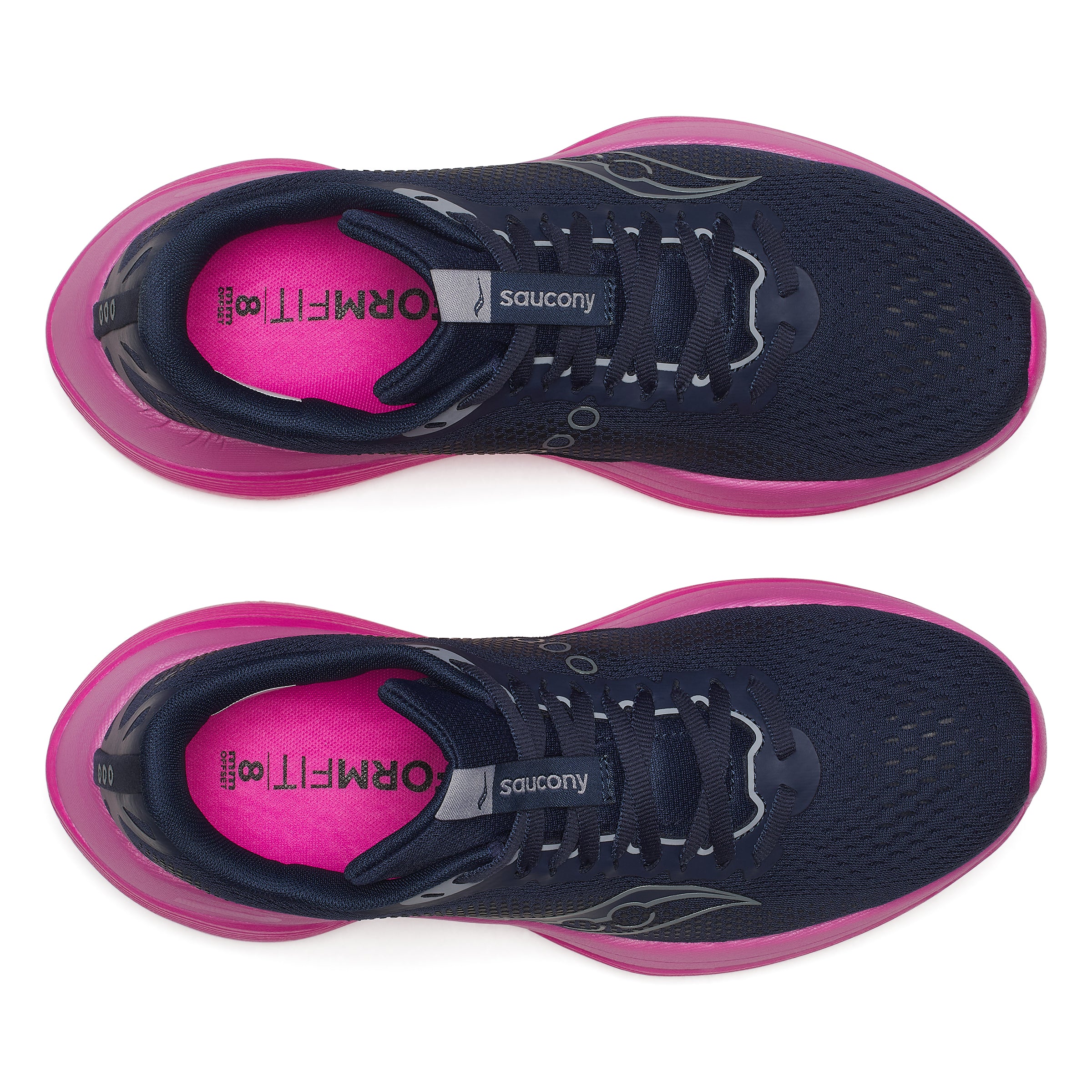 Women's Running Shoes - Endorphin Trainer Sneakers for Women in Navy/Fuschia | Lightweight & Cushioned for Training, Gym Workouts & Daily Wear