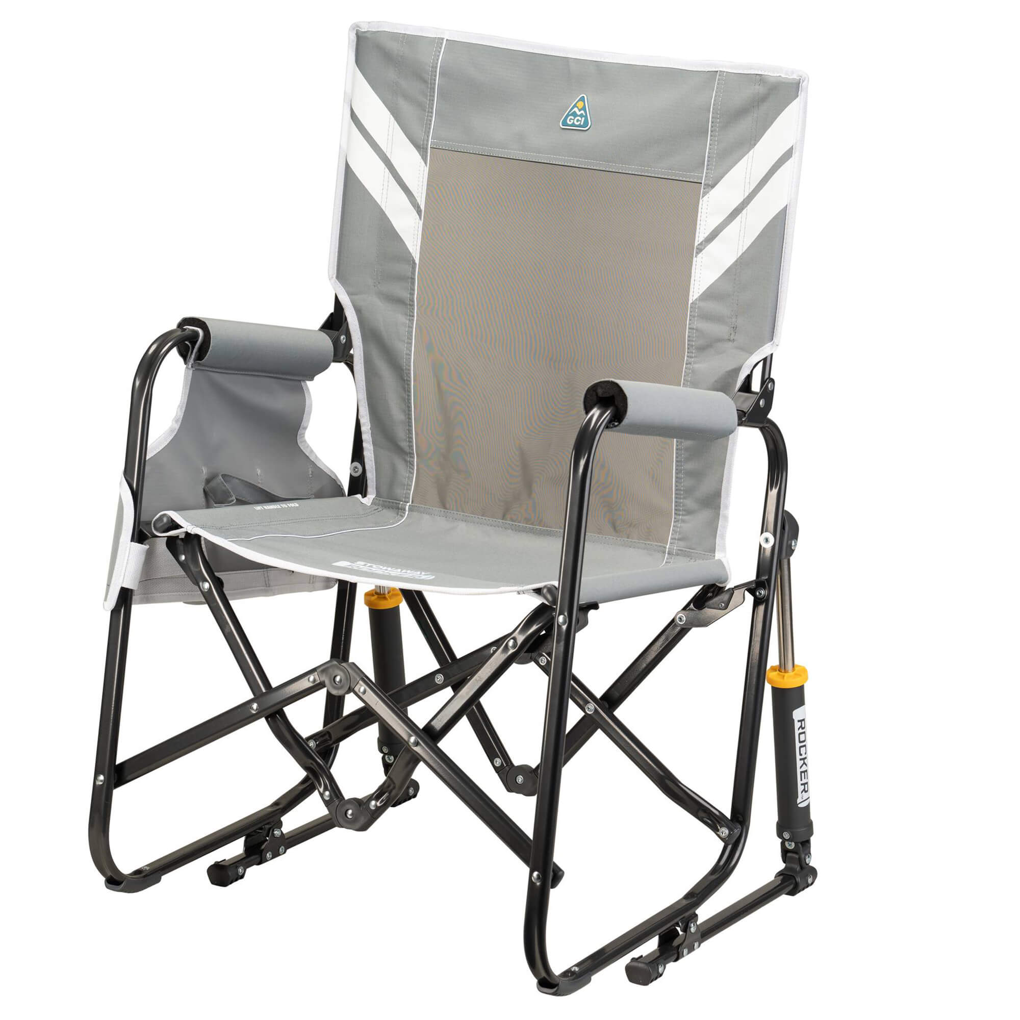 Stowaway Rocker™ - Compact Folding Rocking Chair for Camping, Travel & Small Spaces - Portable Outdoor Rocker for Patio, RV, Apartment & Nursery - Lightweight & Easy to Store