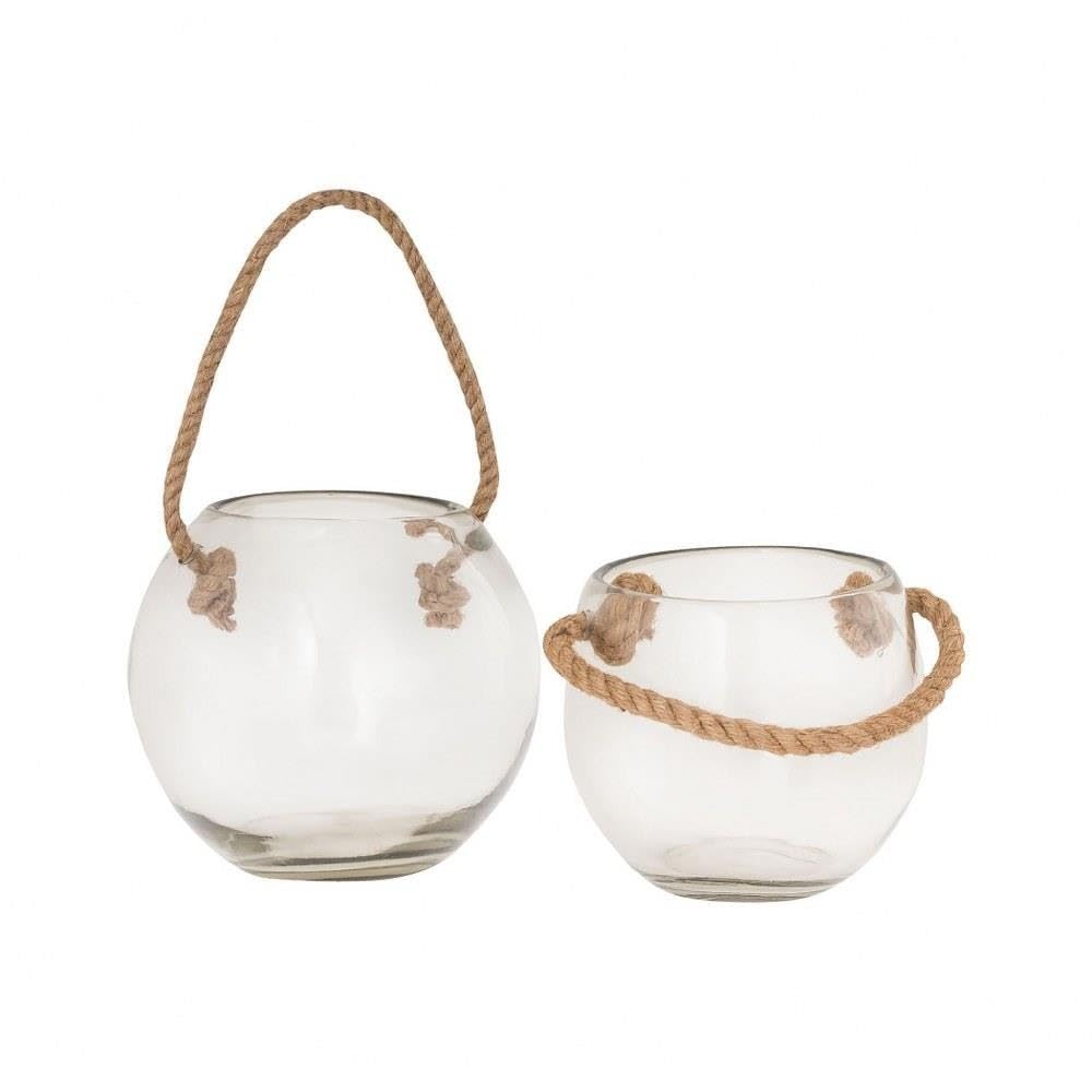 Rustic Set of 2 Outdoor Luminarias - Handcrafted Mexican Tin Candle Holders for Patio, Garden, and Pathway Lighting Decor