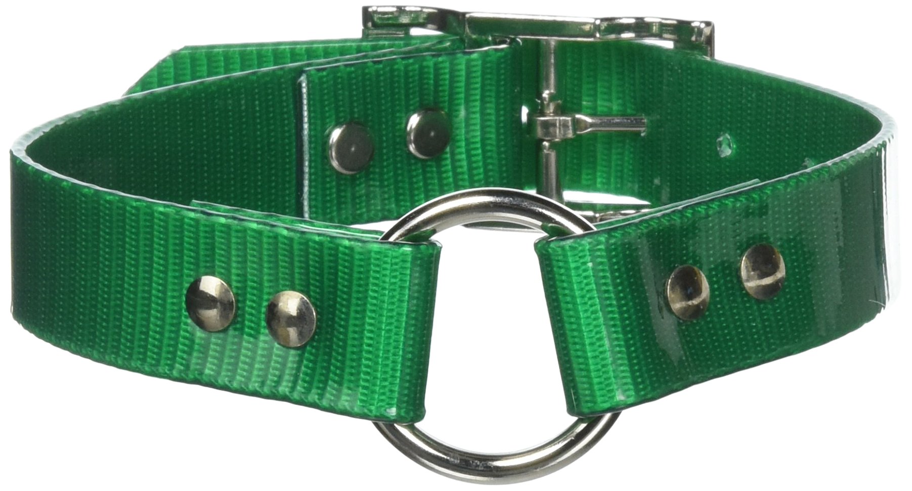 Sunglo Reflective Dog Collar with Center Ring - 1