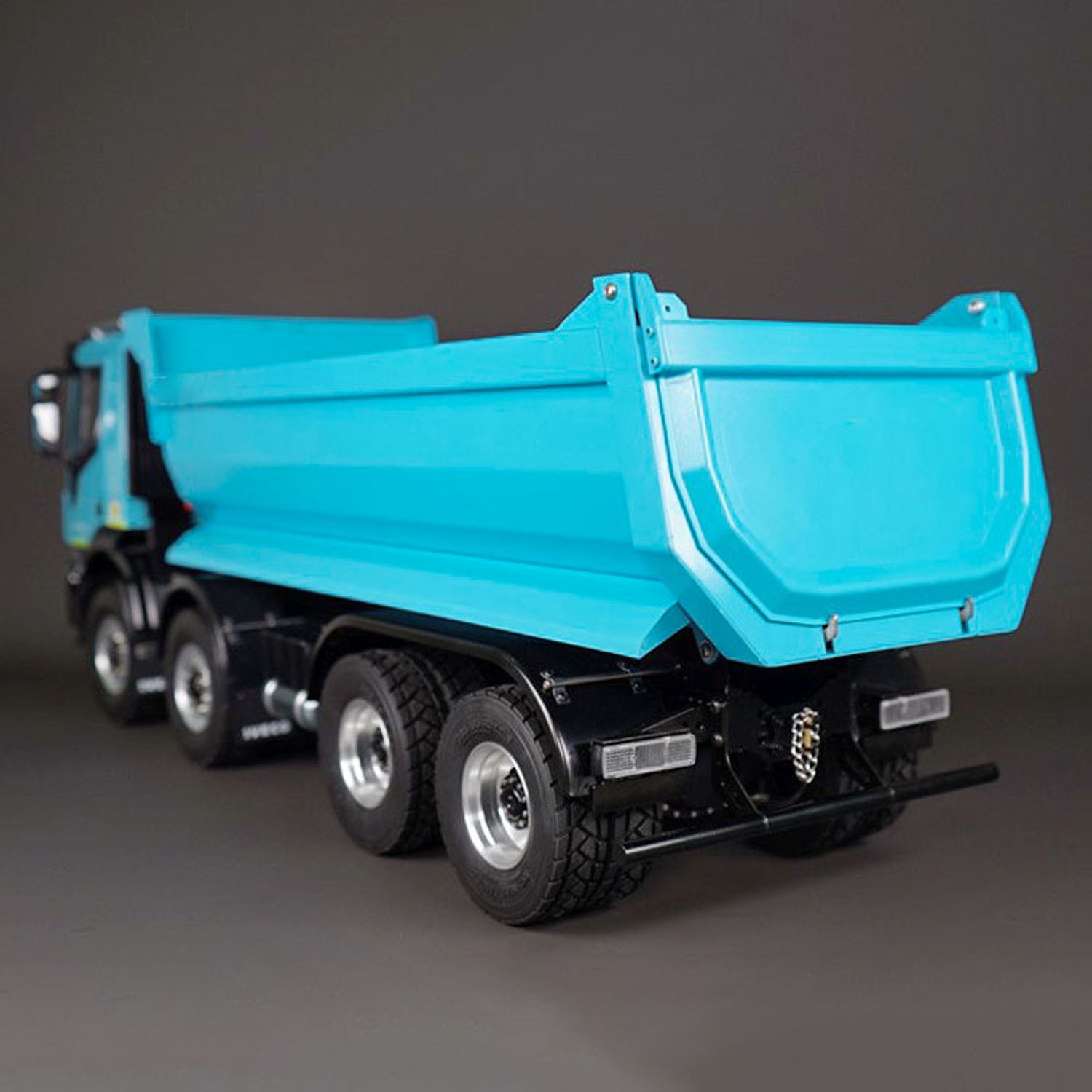 1:14 Scale 8x8 RC Hydraulic Dump Truck with 2-Speed Transmission, LED Lights & Realistic Sound Effects - DIY Radio Control Construction Vehicle for Kids & Adults (Perfect for Construction Site Play, STEM Learning & RC Hobbyists)
