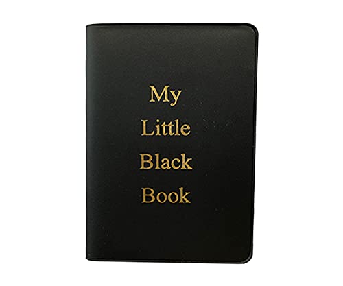 My Little Black Book - Checkbook Size Password & Address Organizer (Set of 25) - Perfect for Secure Online Logins, Contacts & Personal Info Management