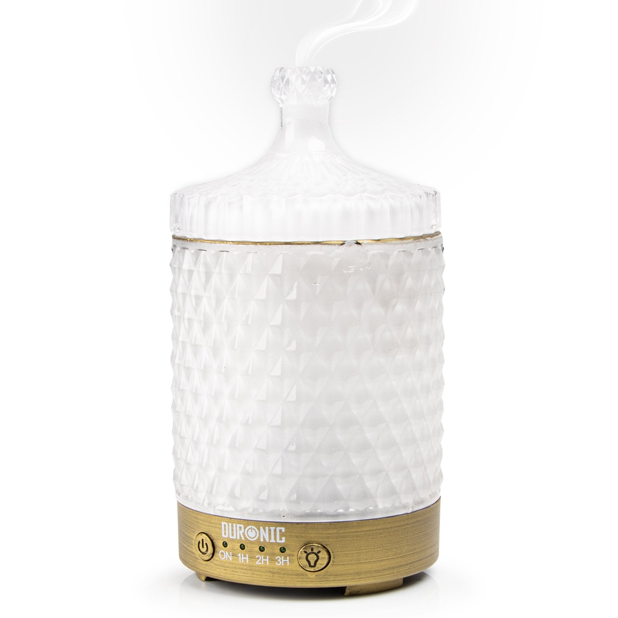 Duronic AD31 100ml Essential Oil Diffuser - Ultrasonic Aromatherapy Humidifier with 7 Color LED Lights for Home, Office, Bedroom & Spa | Perfect for Relaxation, Sleep & Stress Relief | Compact & Quiet Design