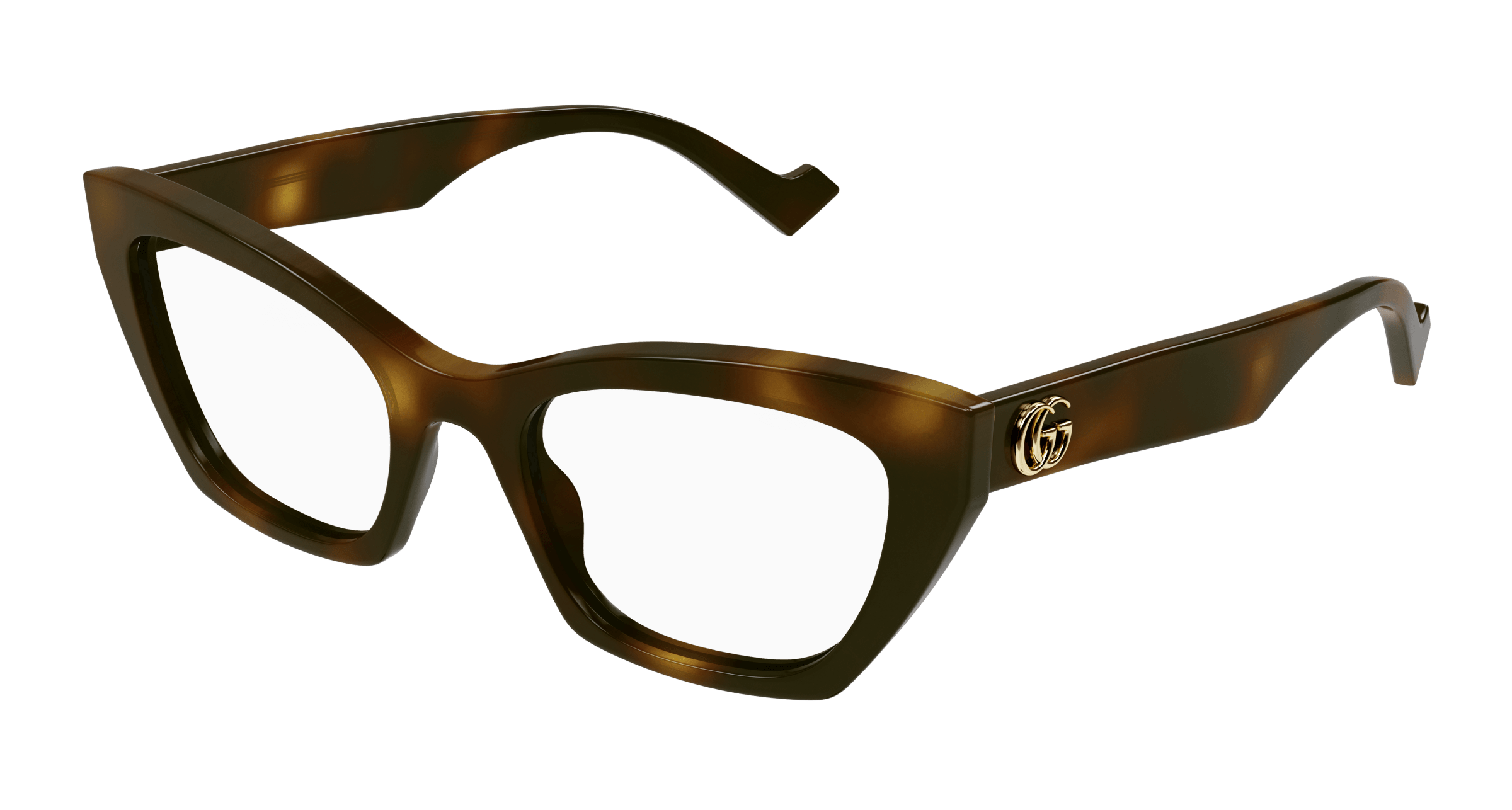 Gucci GG1334O Havana Brown Cat Eye Sunglasses for Women - Stylish UV Protection Shades for Fashion, Travel & Outdoor Activities