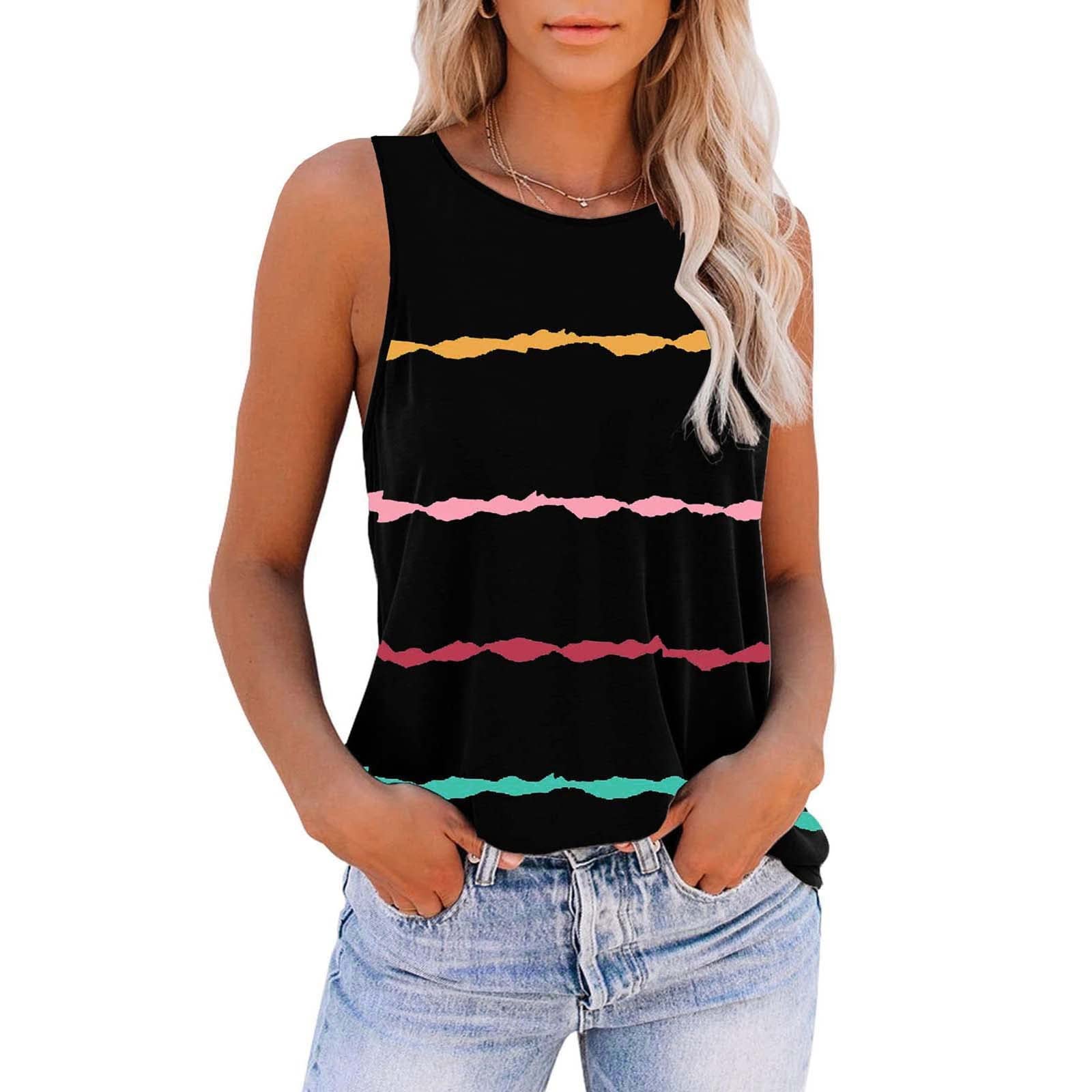 Trendy Women's Summer Tops 2022 - Sleeveless Casual & Party Blouses for Women | Perfect for Beach Outings, Office Wear & Evening Events