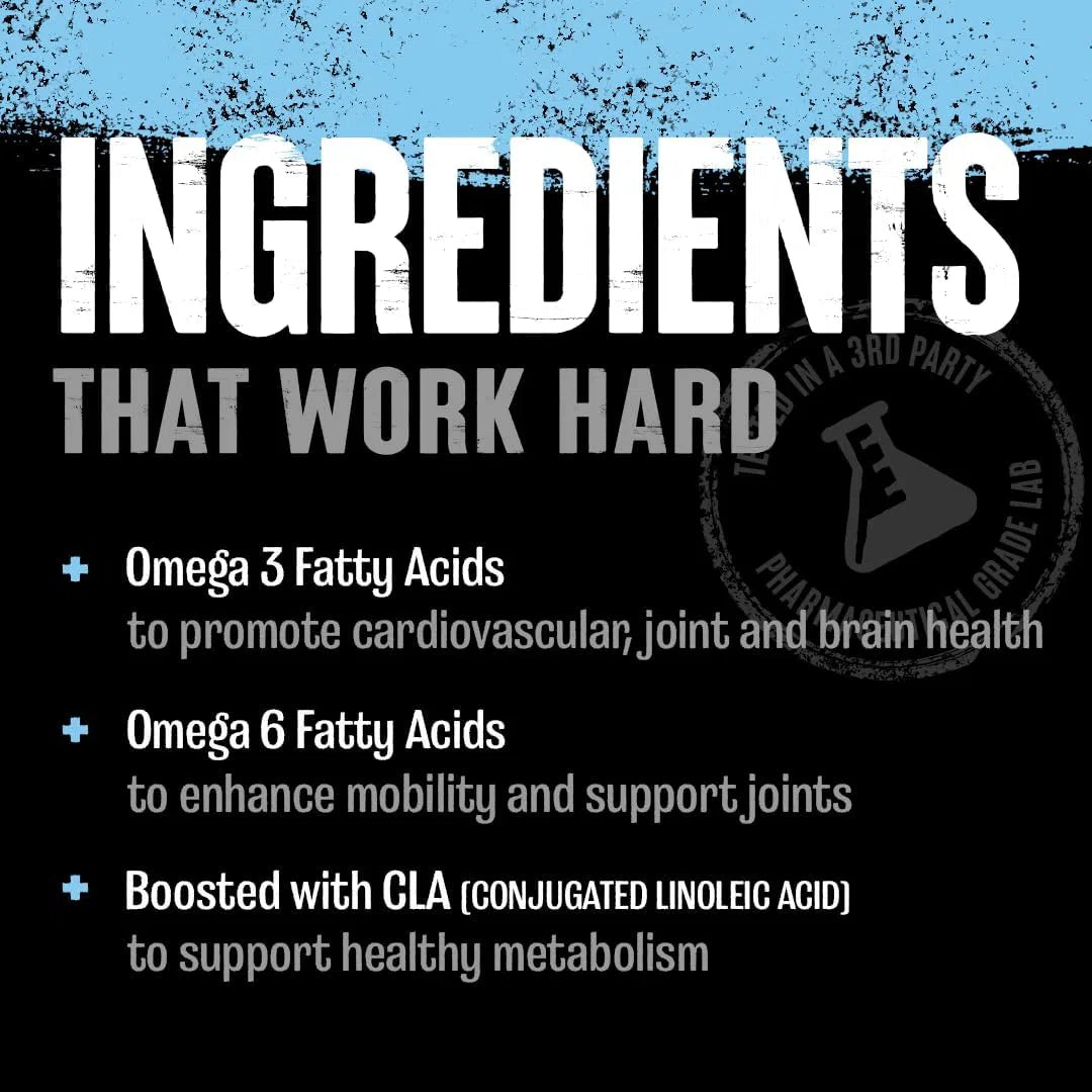 Premium Omega-3 Fish Oil Supplement for Dogs & Cats - Supports Joint Health, Skin & Coat - Advanced Animal Formula for Pets - Perfect for Daily Wellness & Active Lifestyles